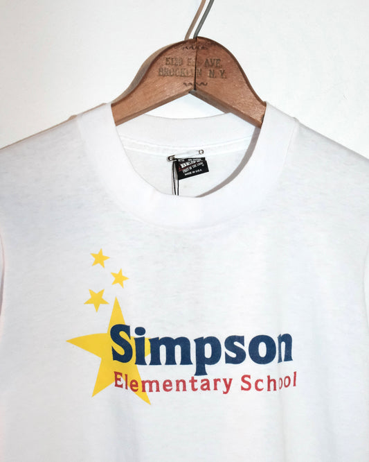 80s SIMPSON ELEMENTARY SCHOOL BABY TEE