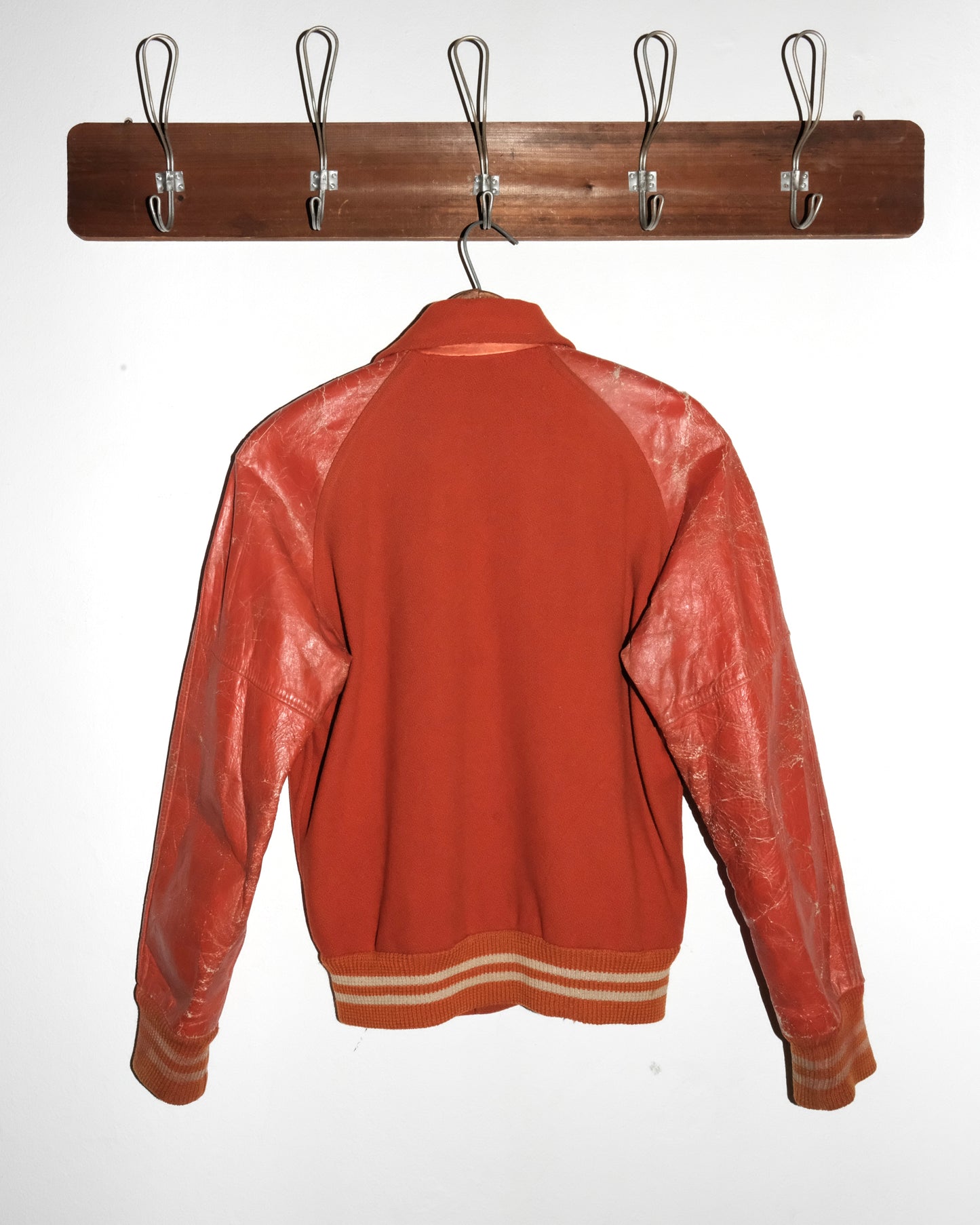 60s WOOL VARSITY SNAP BUTTONS JACKET