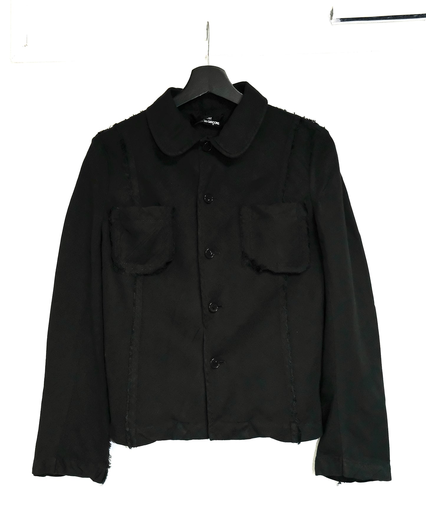 COMME des GARCONS tricot ADROUND COLLAR HEM & SEW CARDIGAN