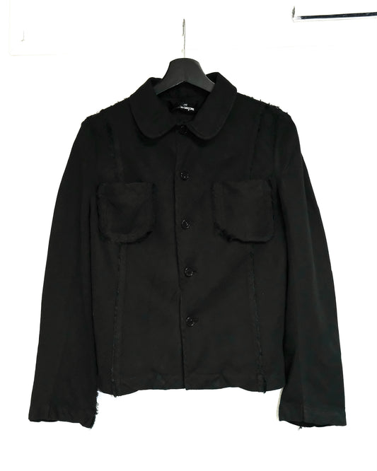 COMME des GARCONS tricot ADROUND COLLAR HEM & SEW CARDIGAN