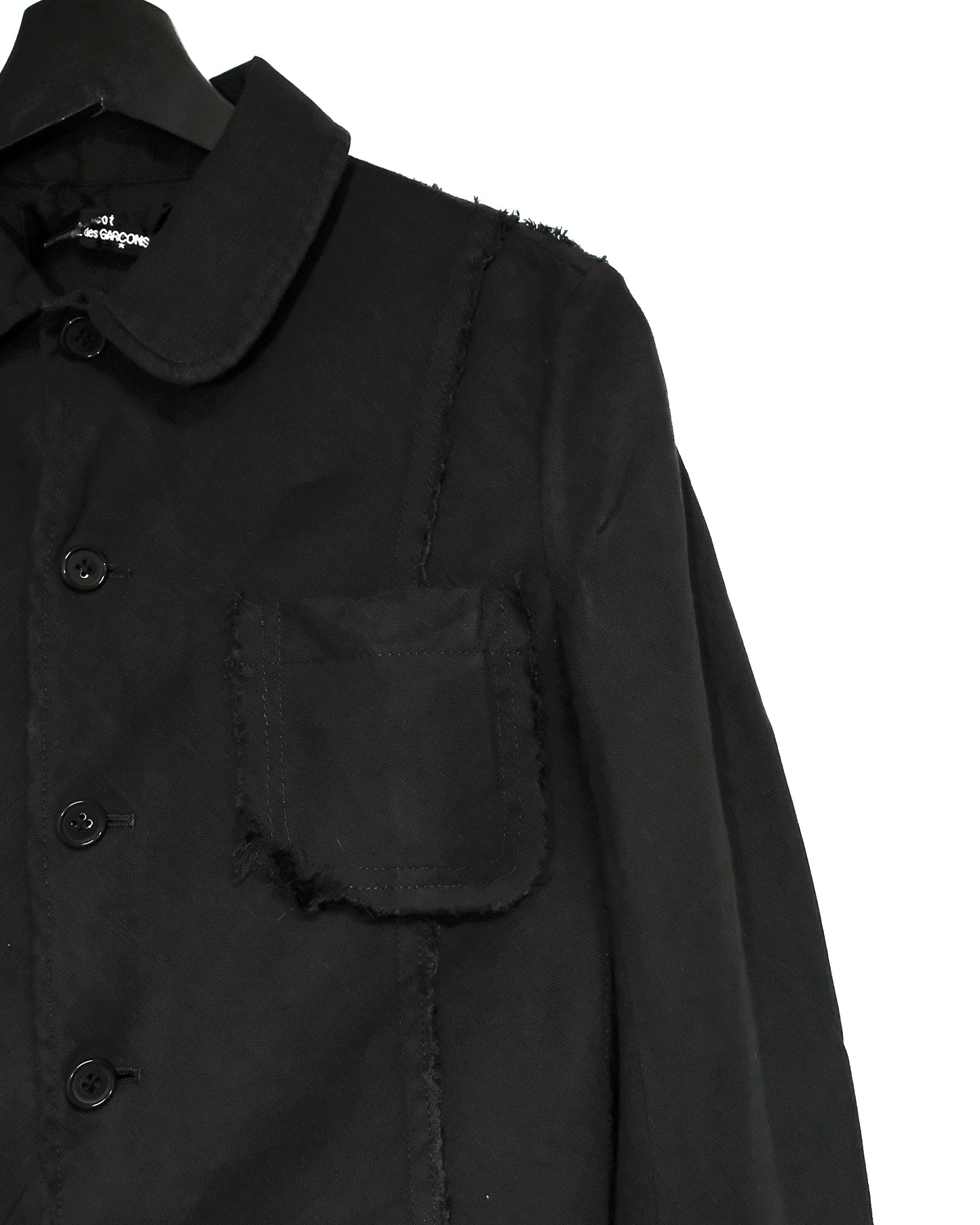 COMME des GARCONS tricot ADROUND COLLAR HEM & SEW CARDIGAN