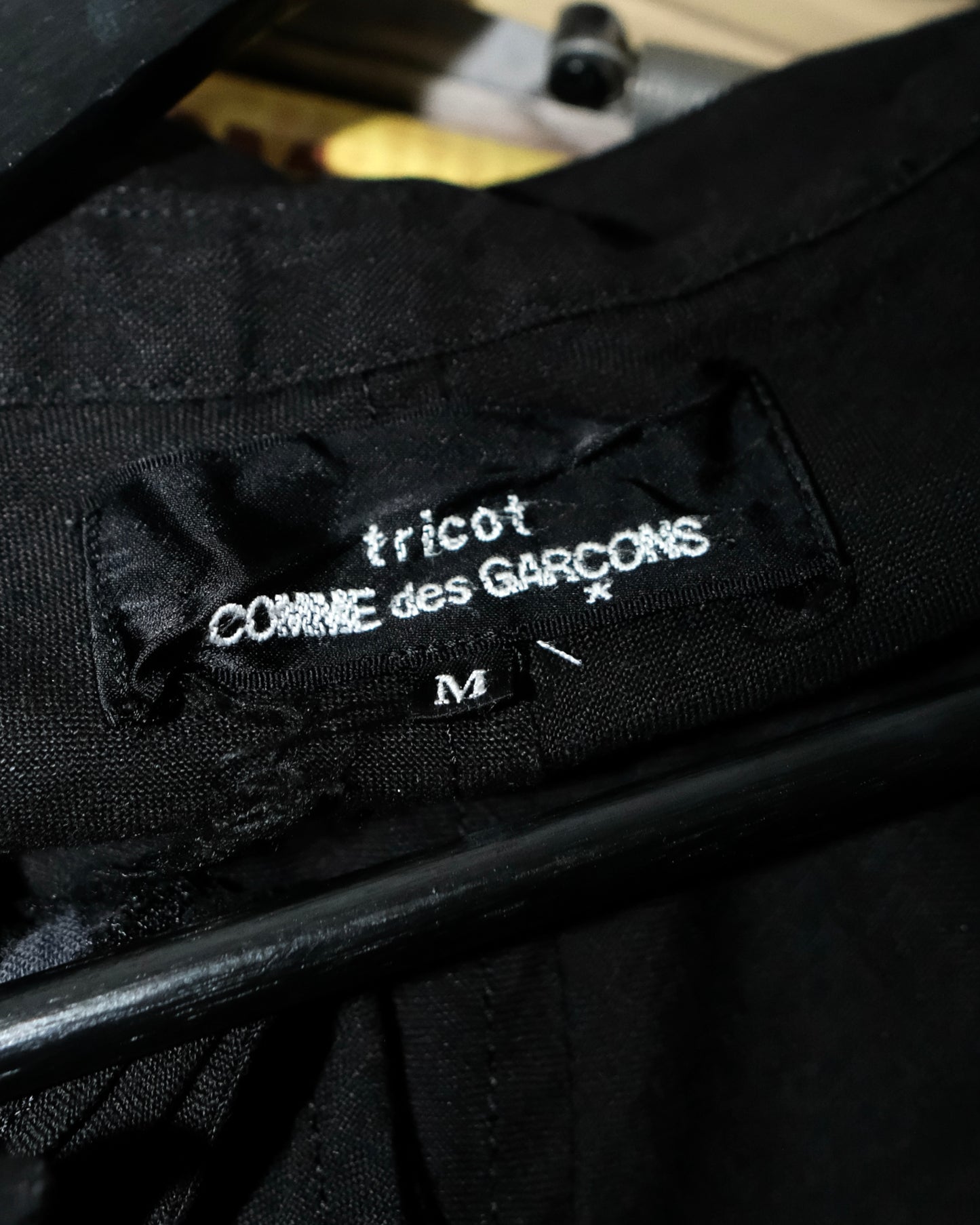 COMME des GARCONS tricot ADROUND COLLAR HEM & SEW CARDIGAN