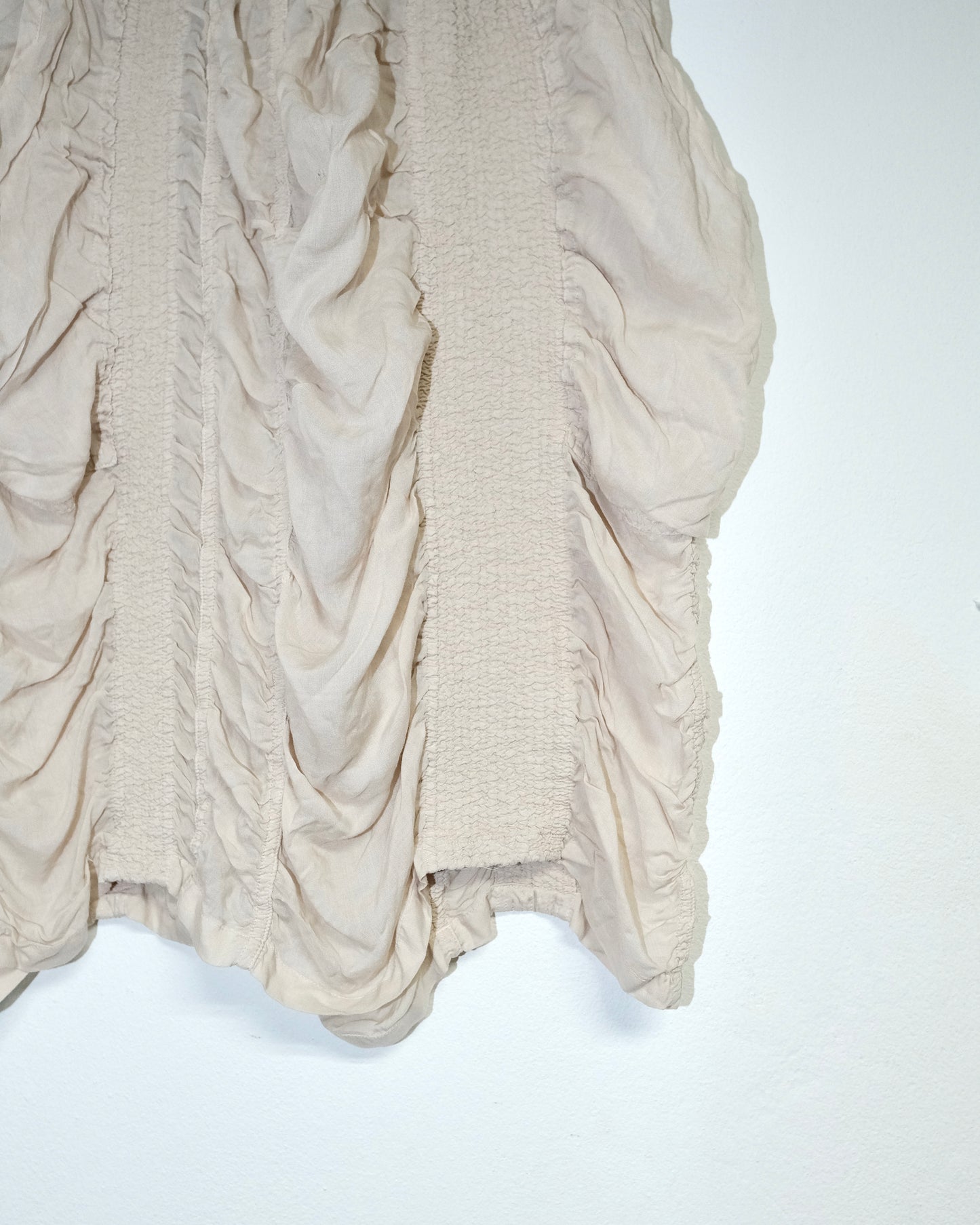 ZUCCA BY ISSEY MIYAKE SHIRRING SKIRT