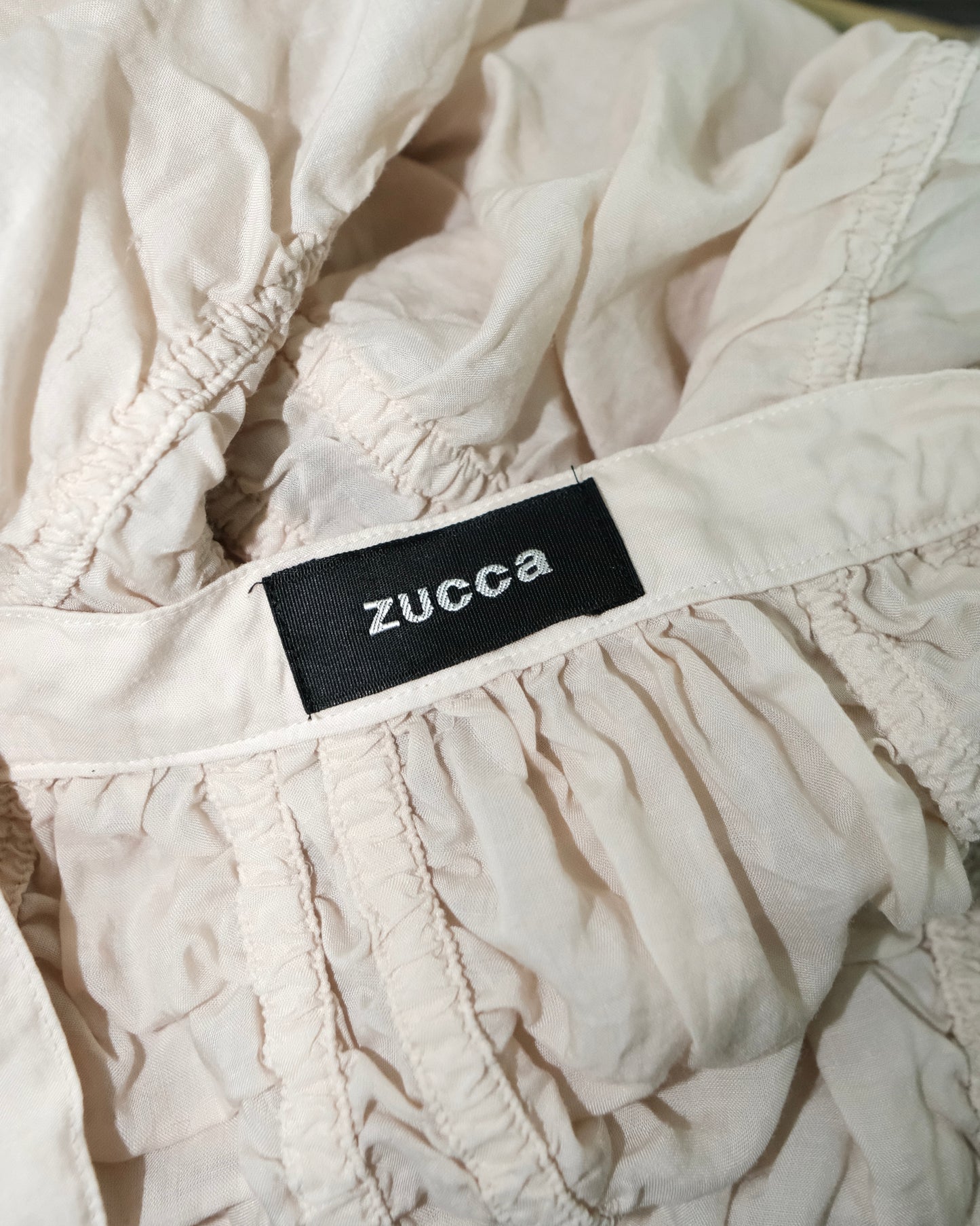 ZUCCA BY ISSEY MIYAKE SHIRRING SKIRT