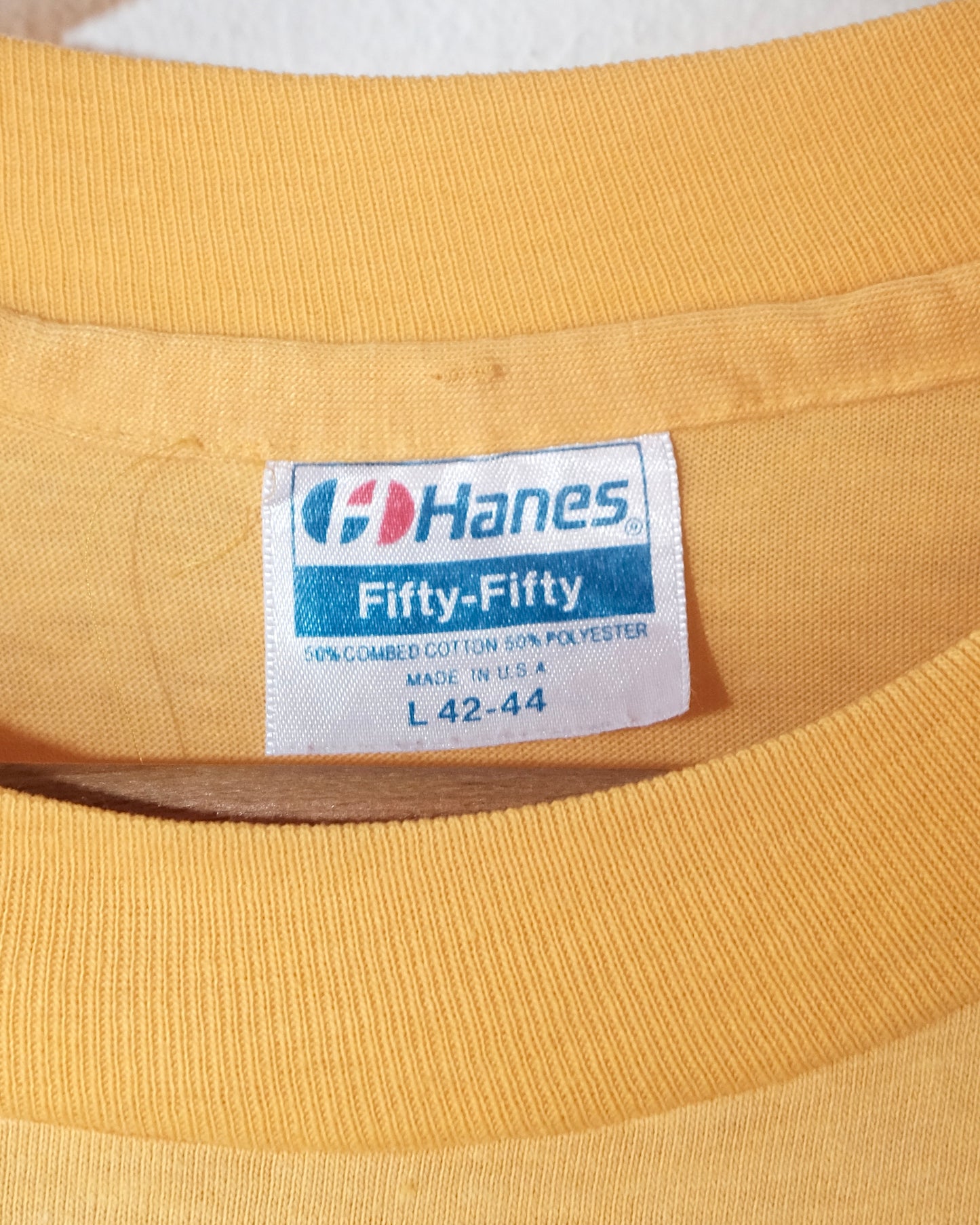 80s HANES FLOCK PRINT RAM - IT TEE