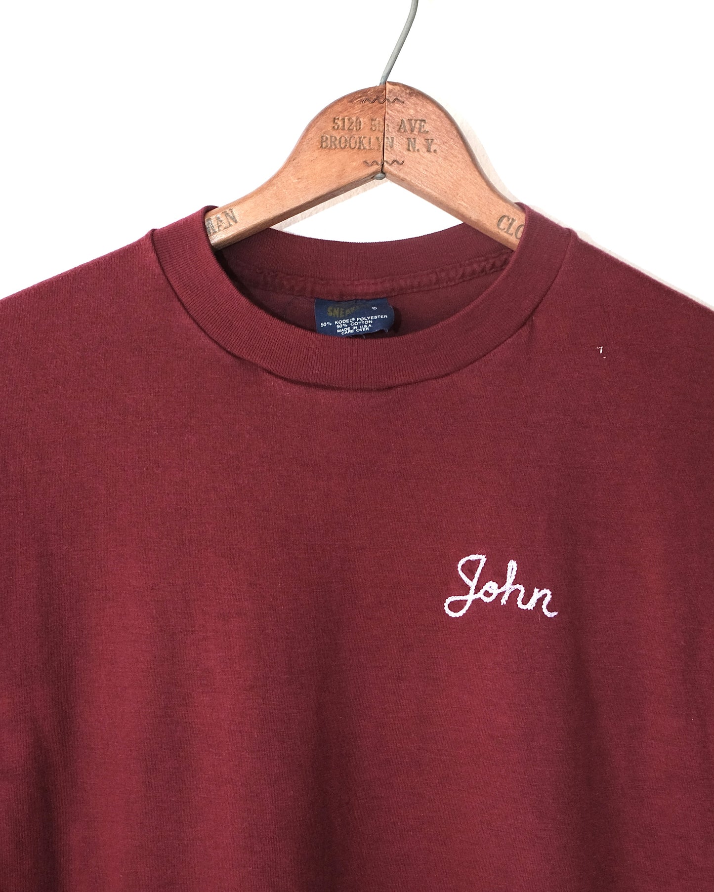 80s JOHN CHAIN STITCHED TEE