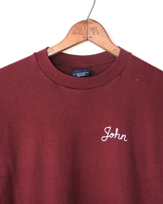 80s JOHN CHAIN STITCHED TEE