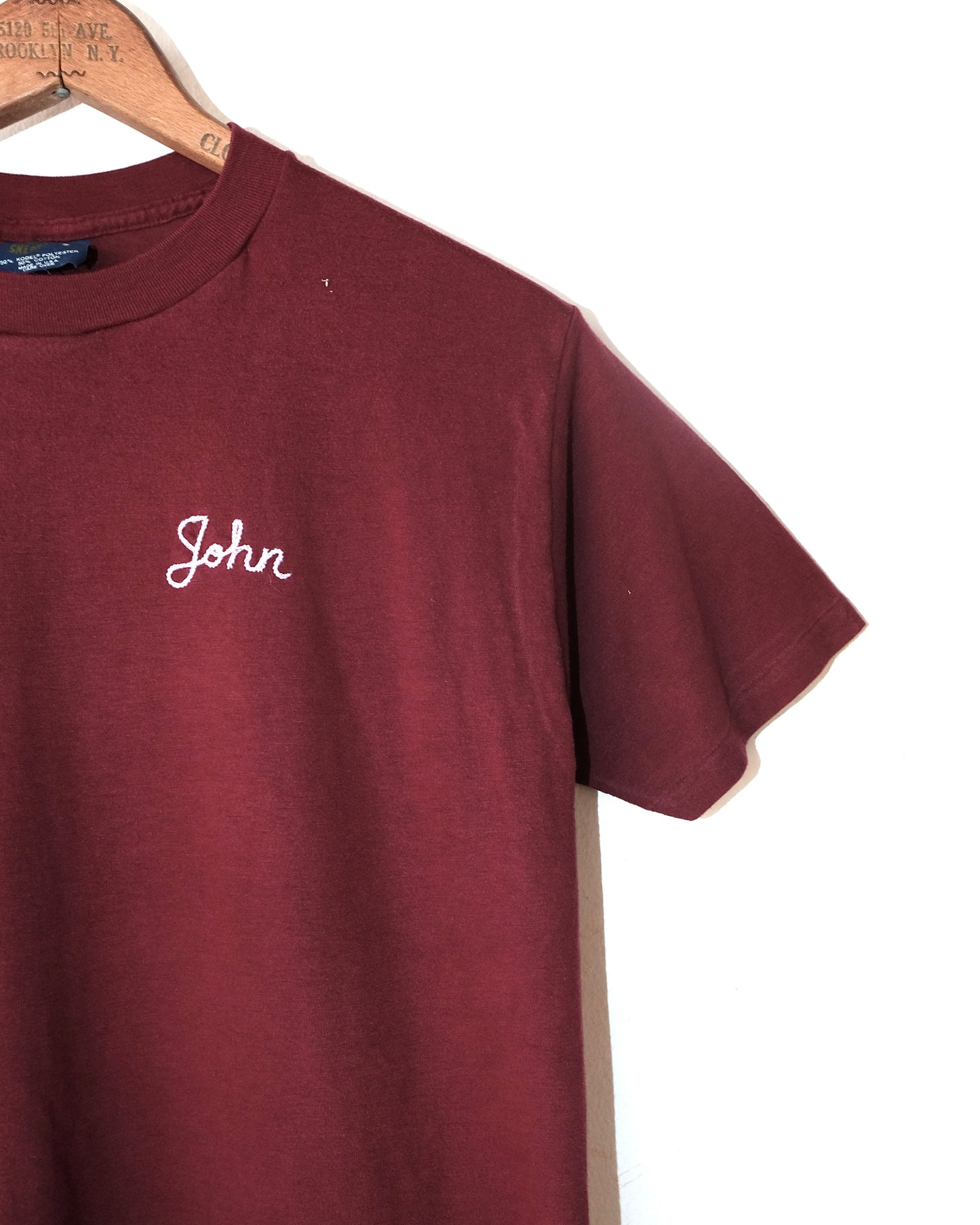 80s JOHN CHAIN STITCHED TEE