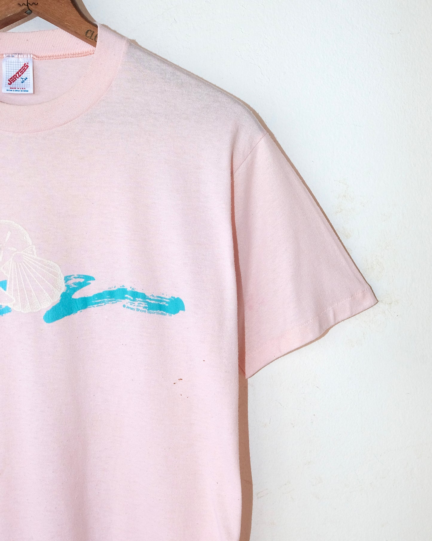 80s JERZEES SEA SHELL TEE