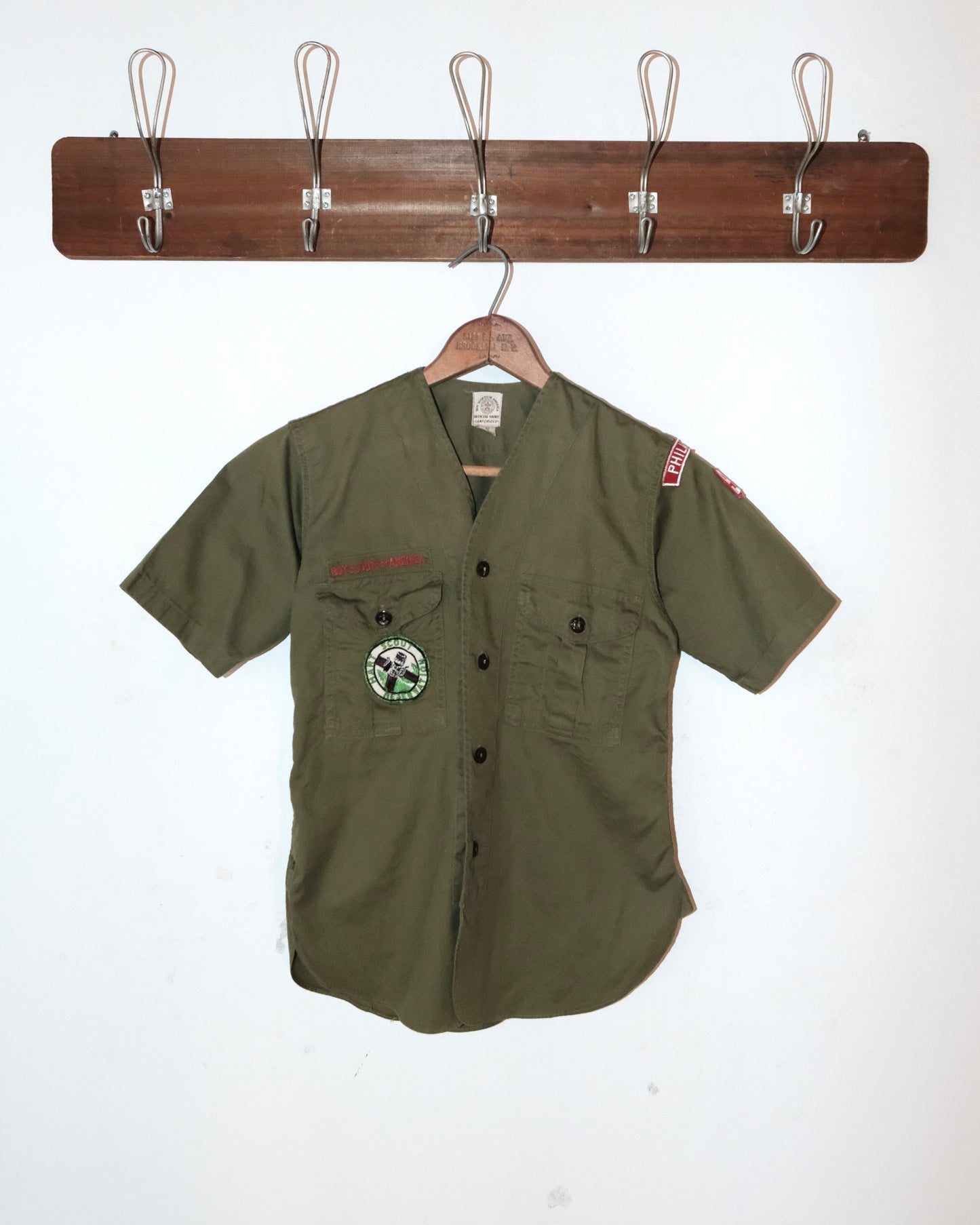 60s BOY SCOTT SANFORIZED OFFICIAL SHORT SLEEVE SHIRT
