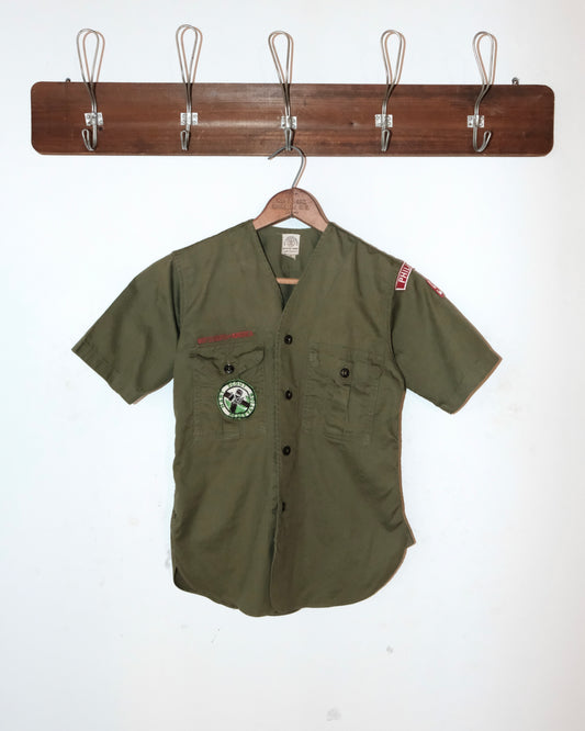 60s BOY SCOTT SANFORIZED OFFICIAL SHORT SLEEVE SHIRT