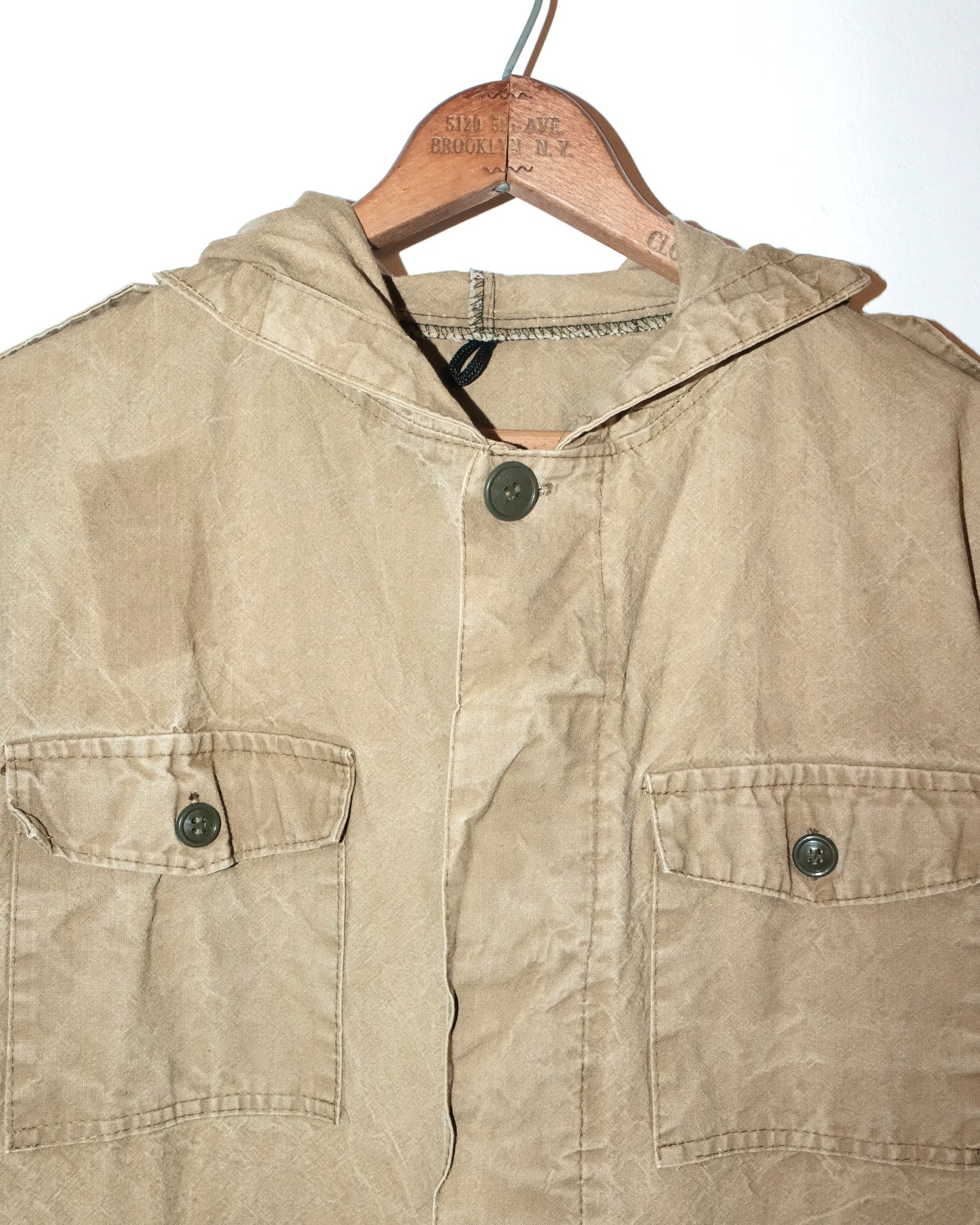 70s EUROPEAN MILITARY CANVAS SMOCK