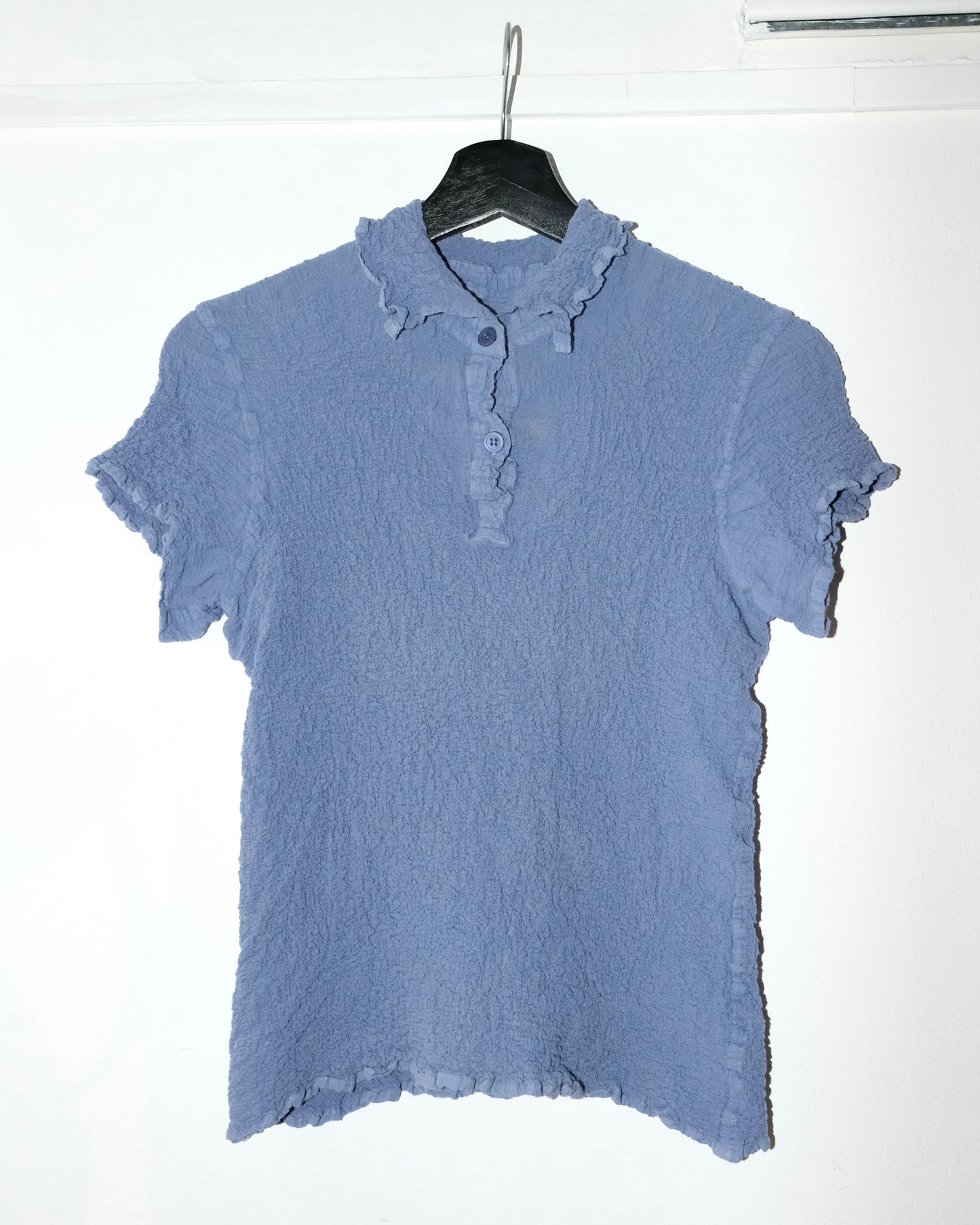 ISSEY MIYAKE me CAULIFLOWER SHORT SLEEVE TOP
