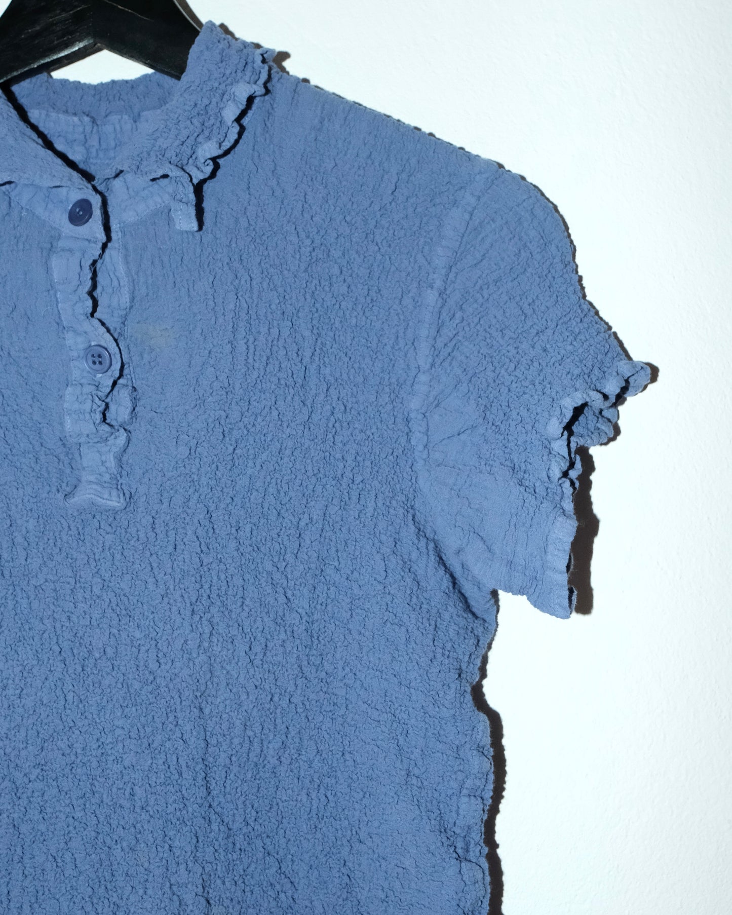 ISSEY MIYAKE me CAULIFLOWER SHORT SLEEVE TOP