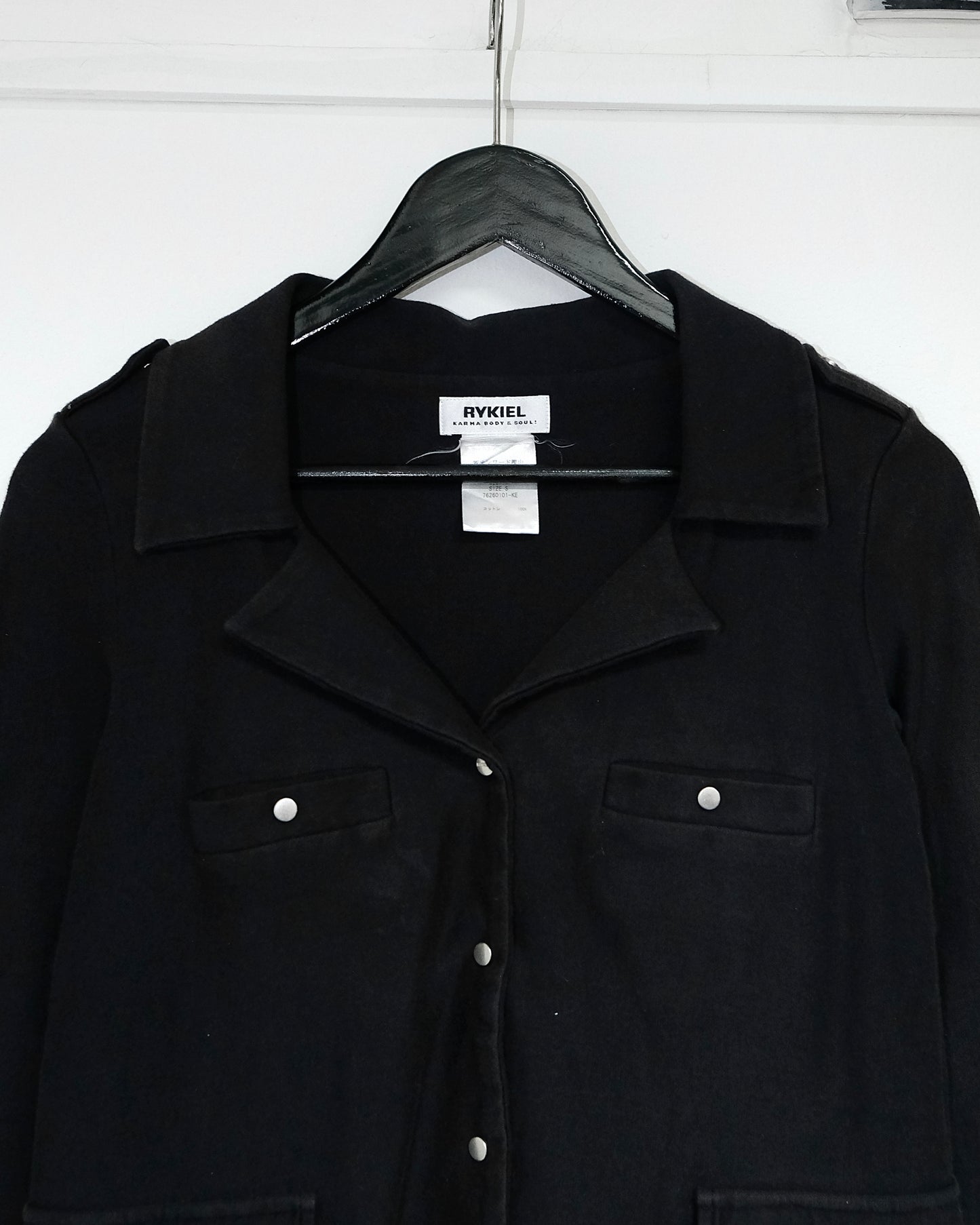 SONIA RYKIEL METAL BUTTON SHIRT