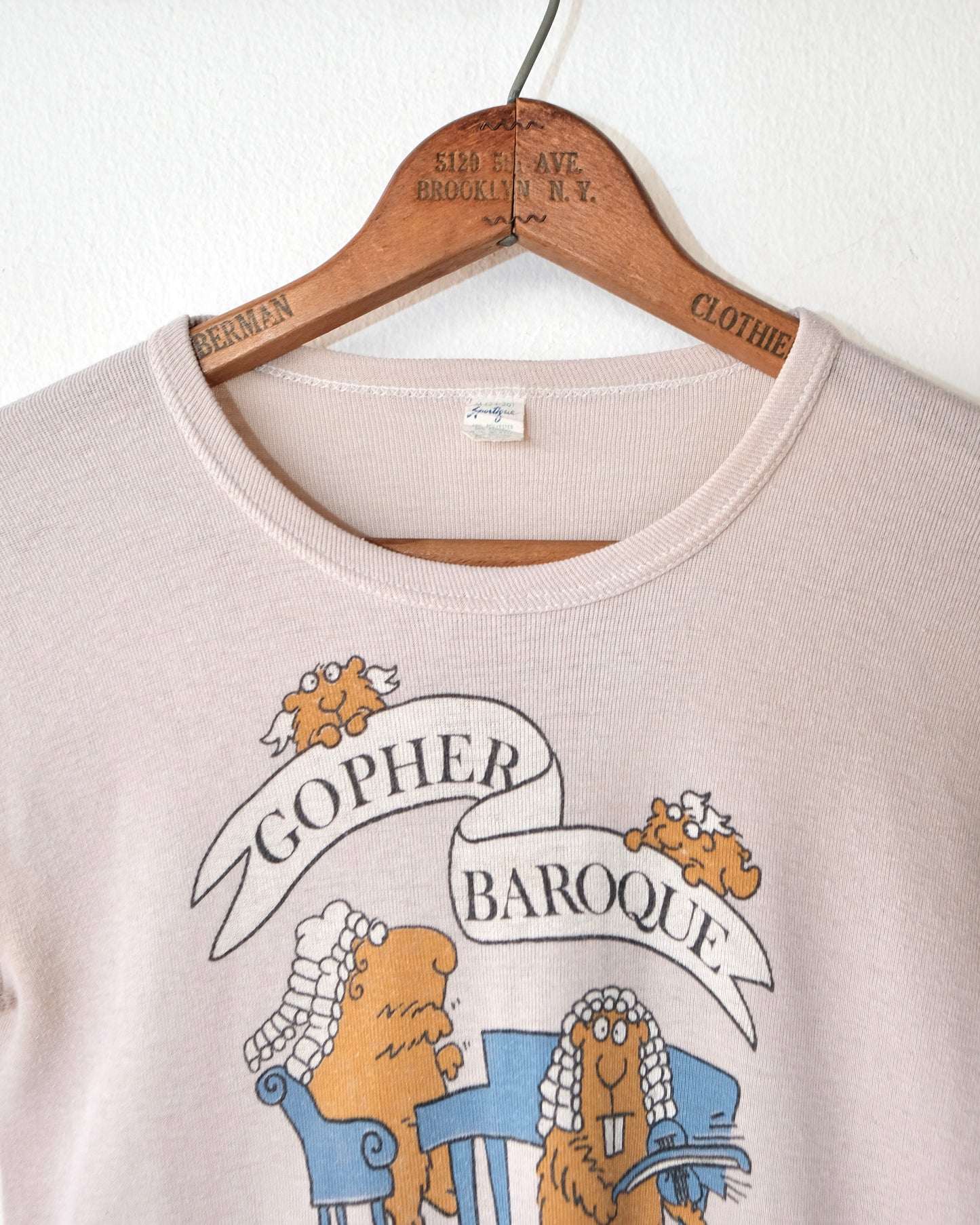 80s GOPHER BAROQUE GRAPHIC TEE
