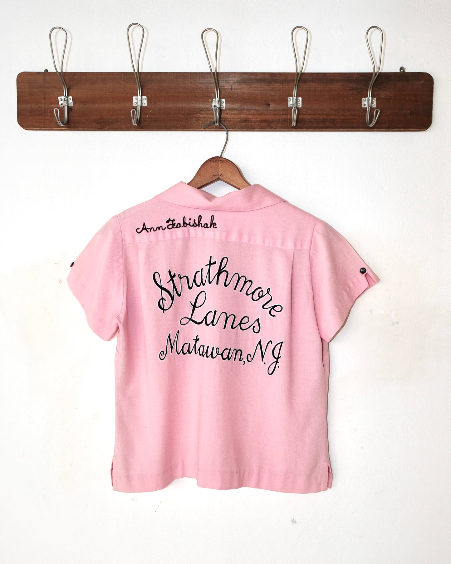 70s RAYON CHAIN-STITCHED BOWLING SHIRT
