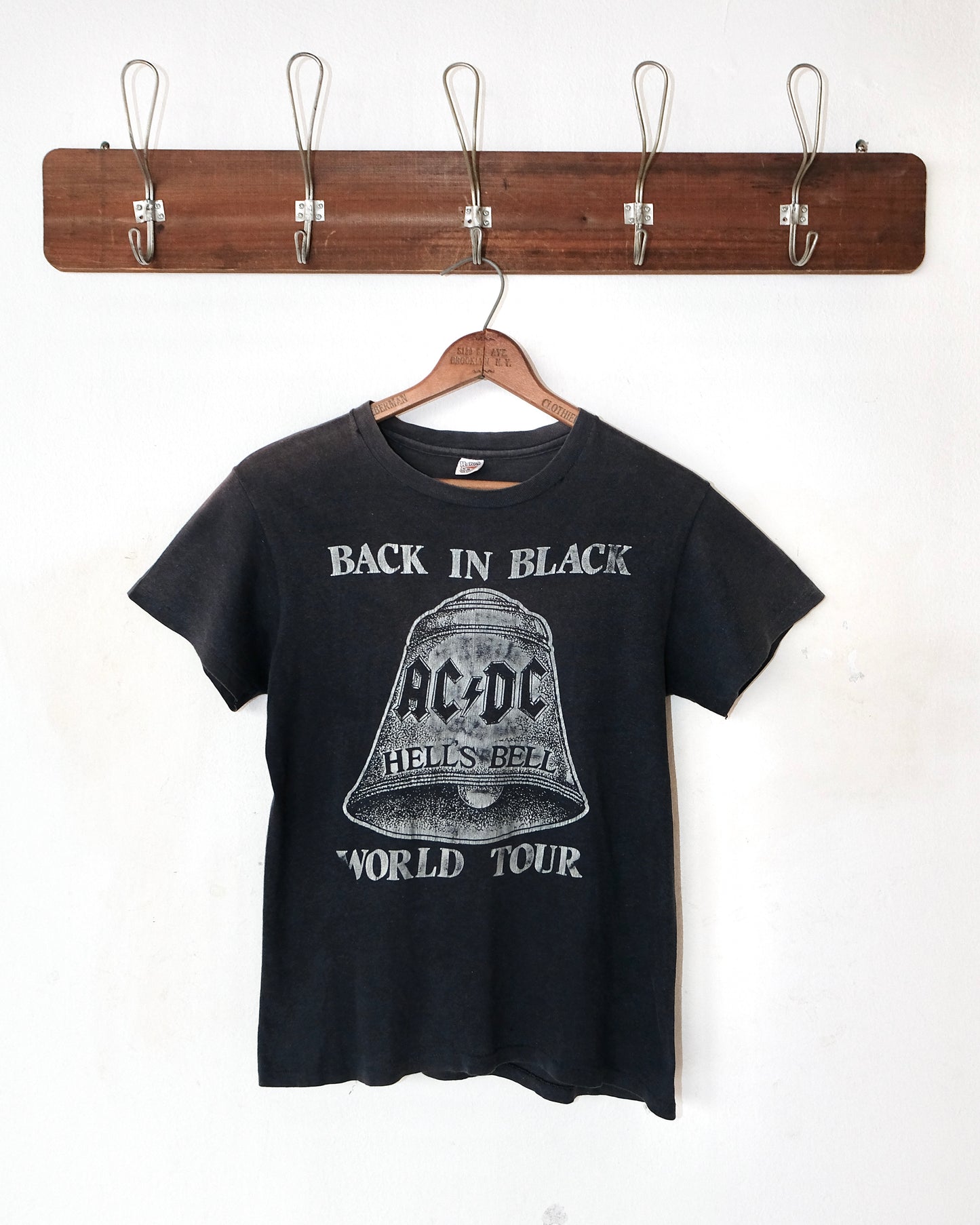 70s AC/DC BACK IN BLACK WORLD TOUR TEE