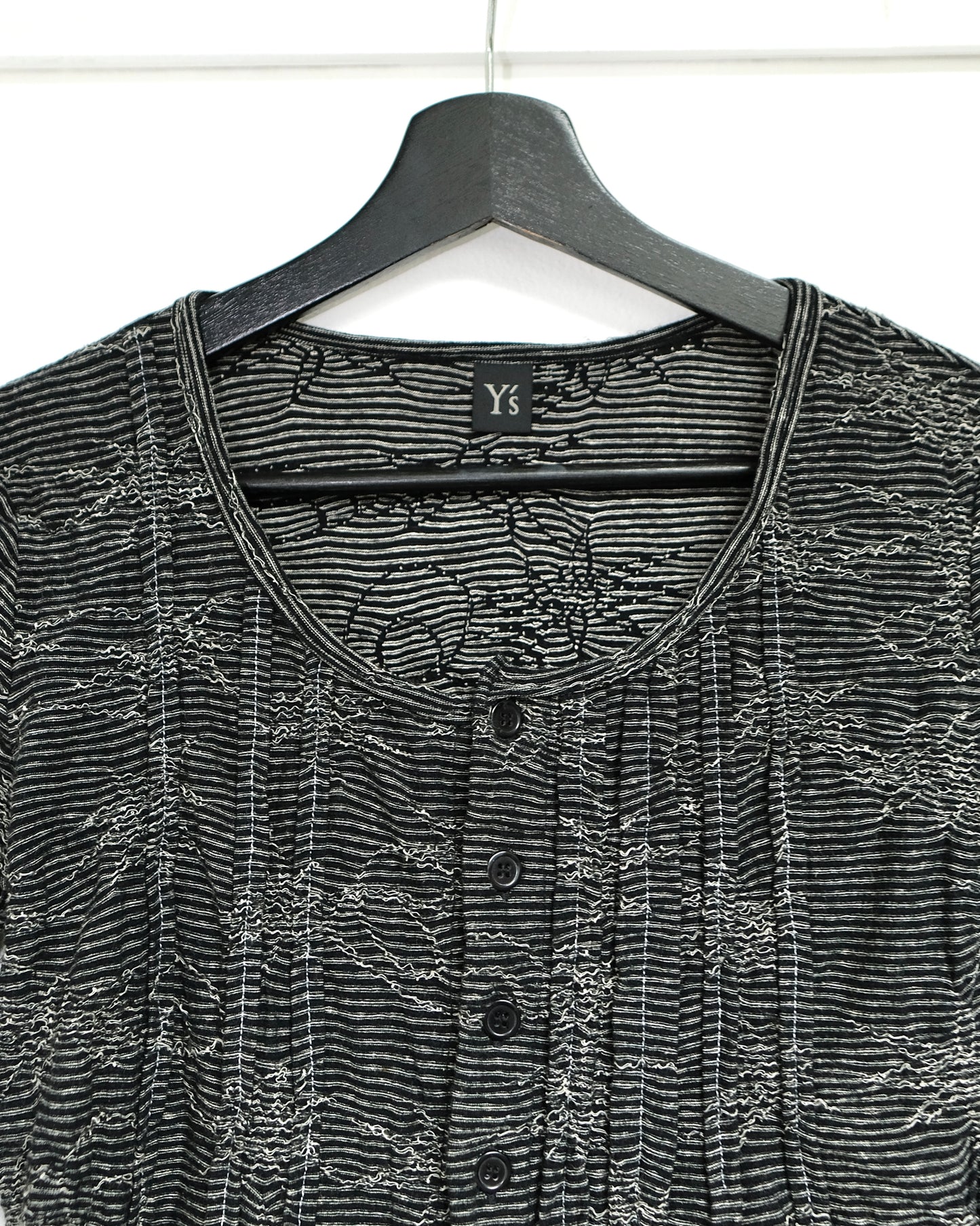 Y’s YOHJI YAMAMOTO FLOWERS EMBROIDERY KNIT CARDIGAN
