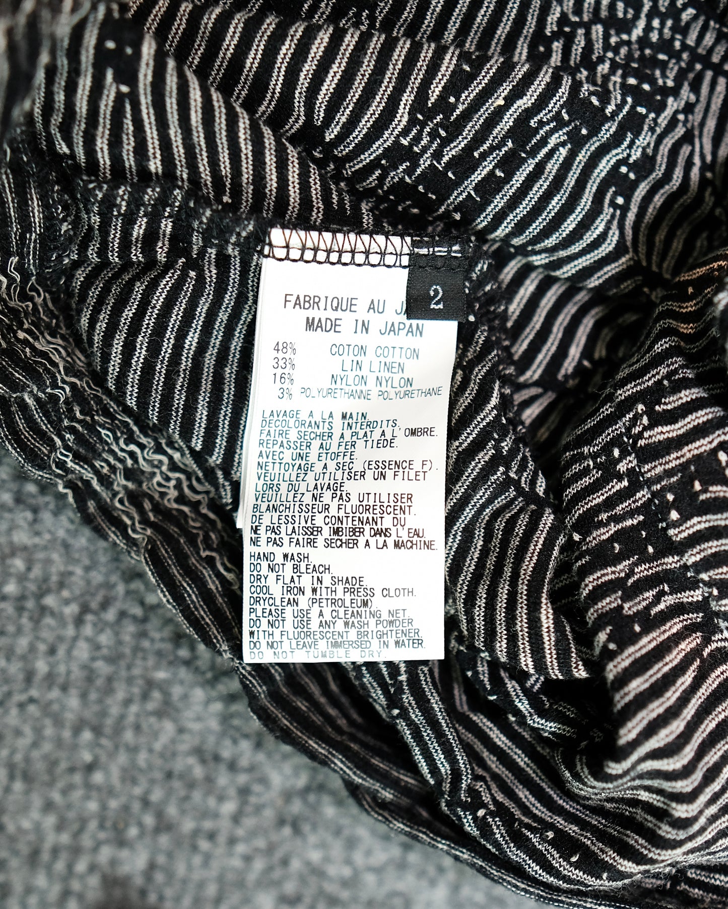 Y’s YOHJI YAMAMOTO FLOWERS EMBROIDERY KNIT CARDIGAN