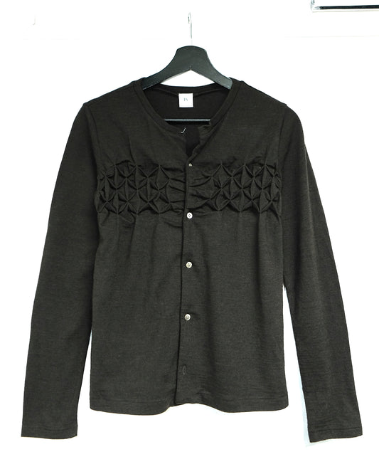 I.S. BY SUNAO KUWAHARA WOOL CARDIGAN