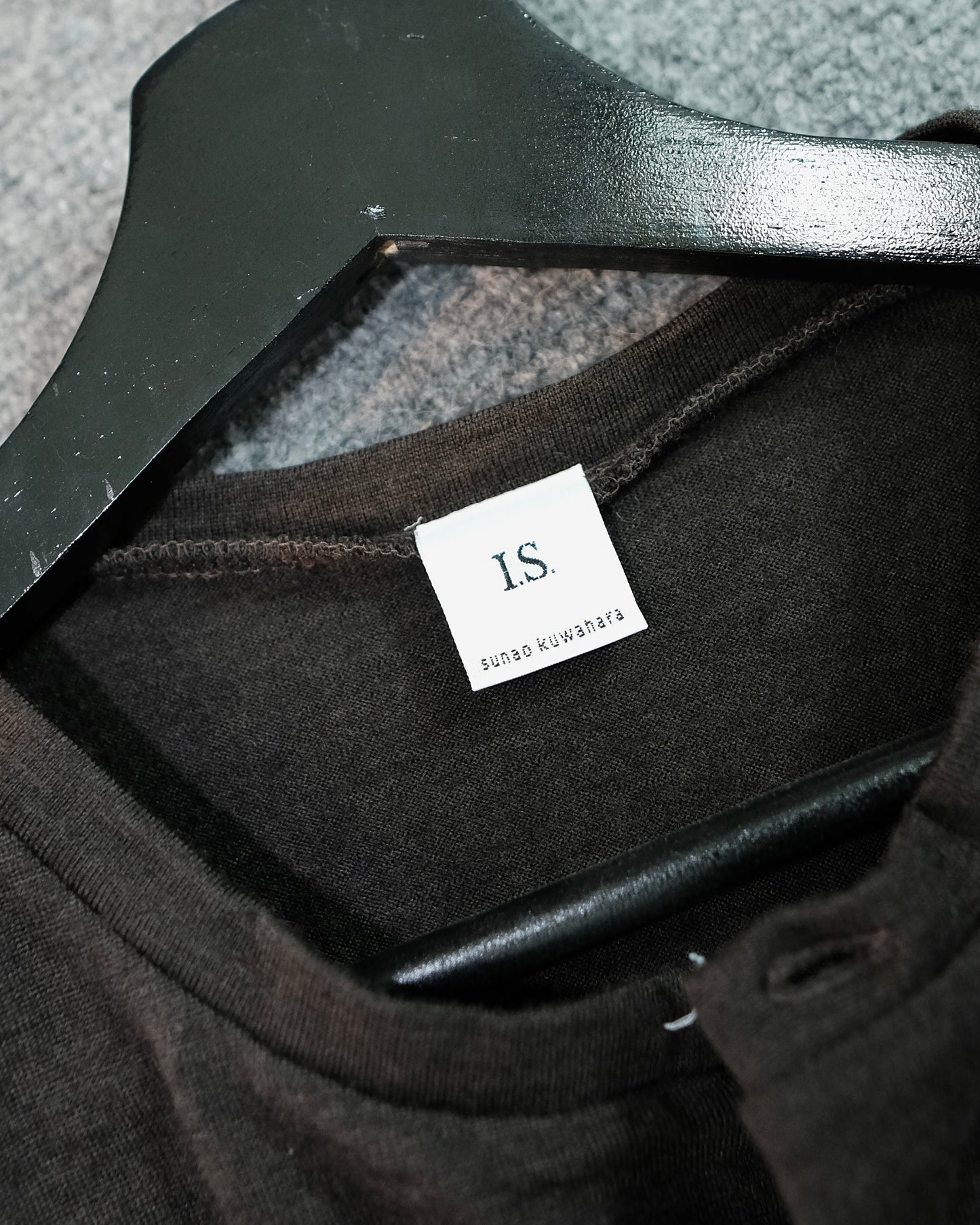 I.S. BY SUNAO KUWAHARA WOOL CARDIGAN