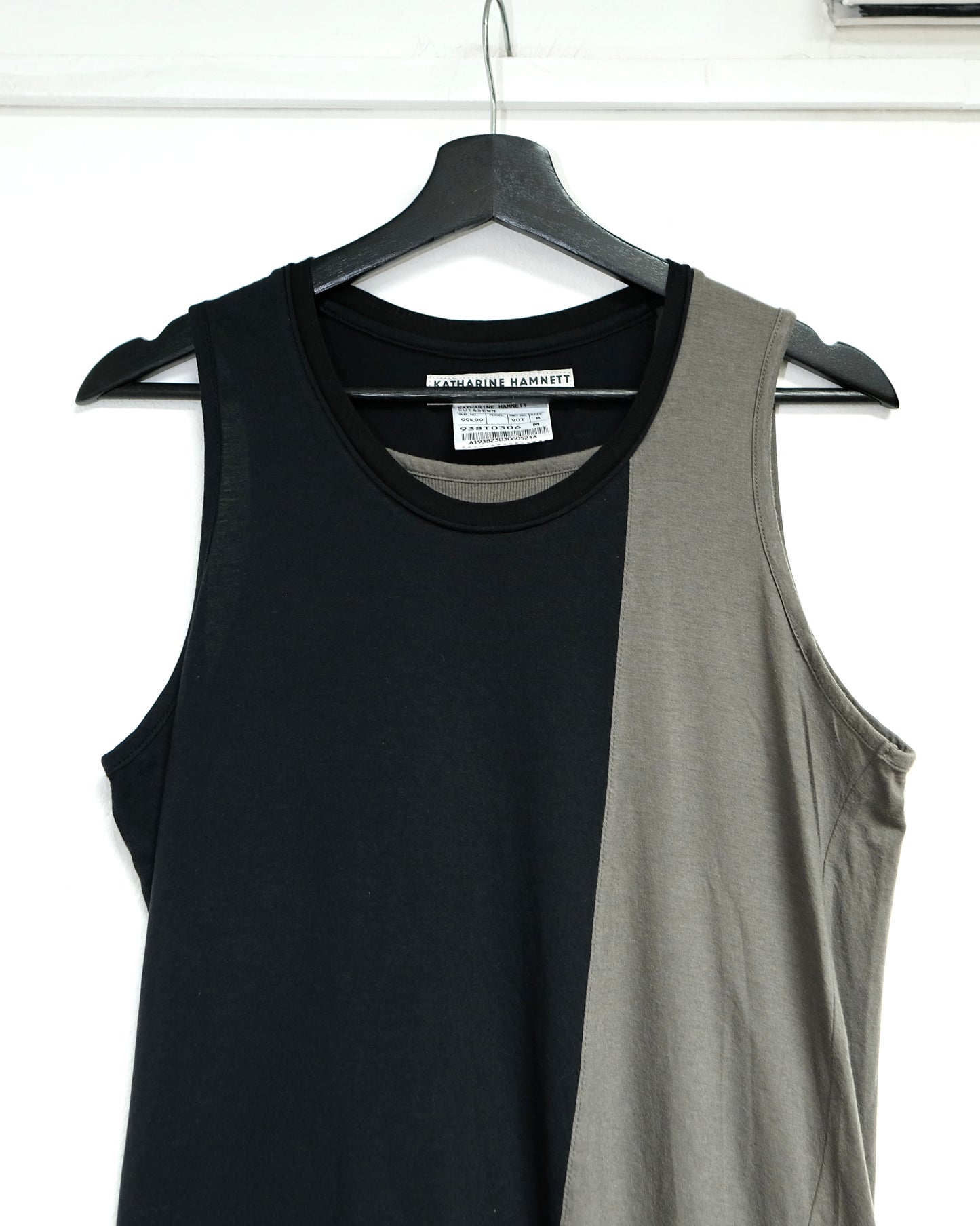 KATHARINE HAMNETT CUT & SEW TANK TOP