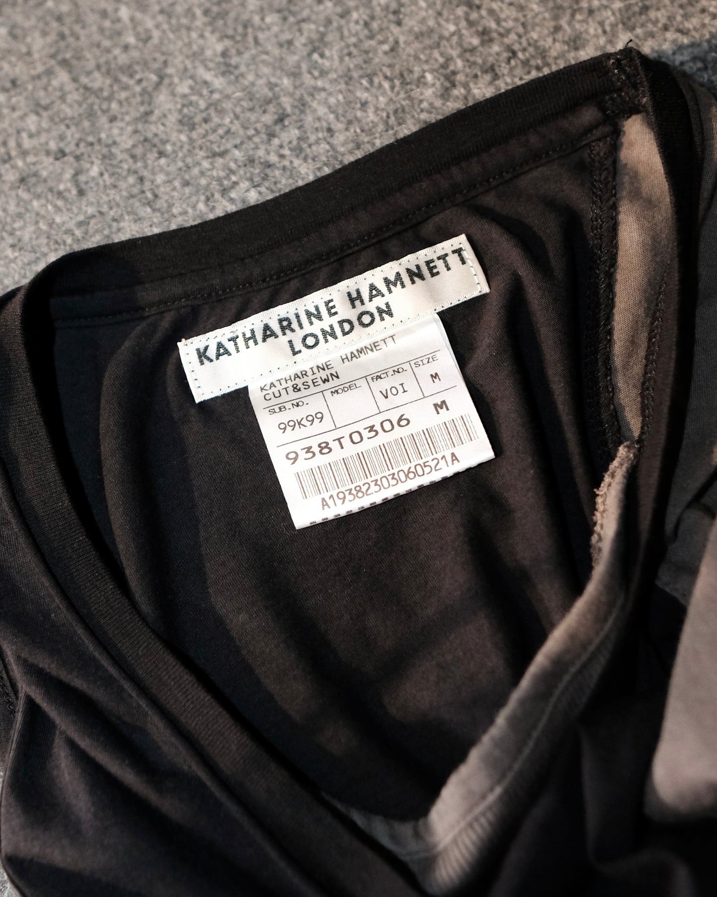 KATHARINE HAMNETT CUT & SEW TANK TOP