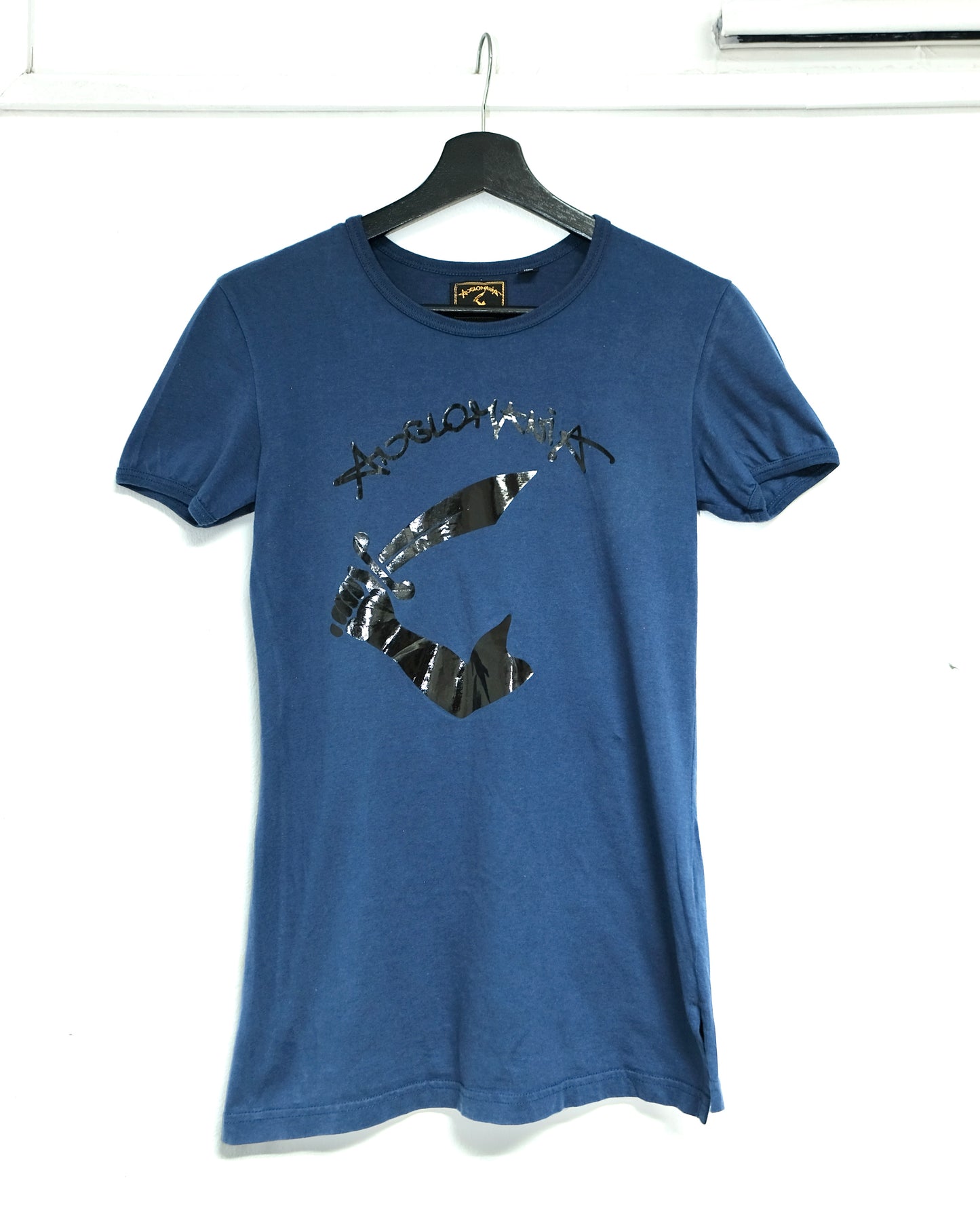 VIVIENNE WESTWOOD ANGLOMANIA NAVY TEE