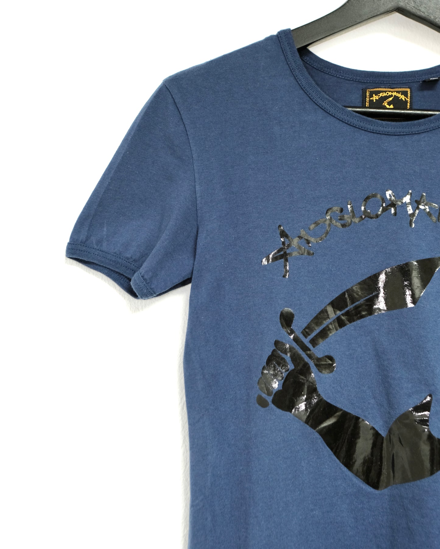 VIVIENNE WESTWOOD ANGLOMANIA NAVY TEE