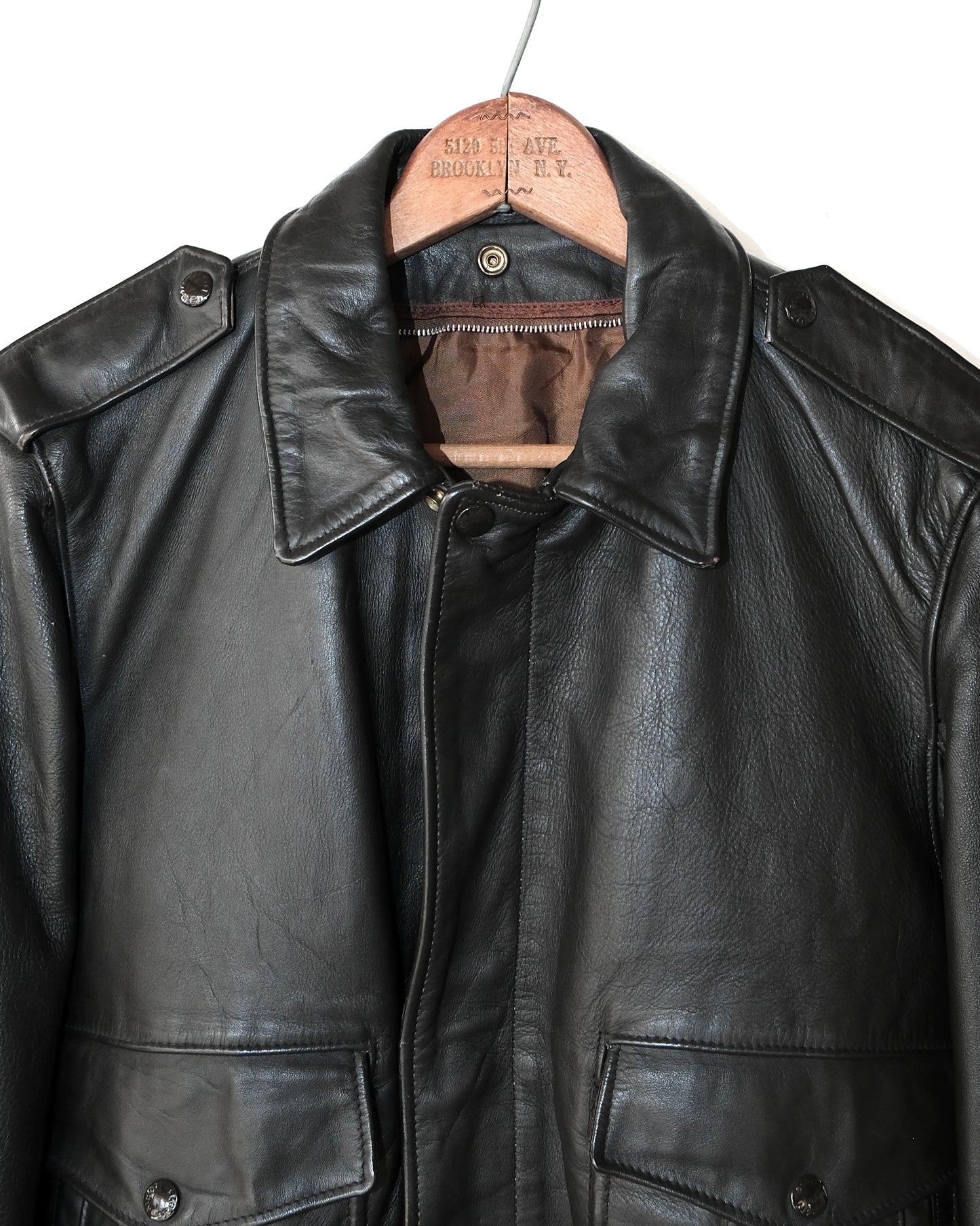 SCHOTT A-2 FLIGHT LEATHER JACKET
