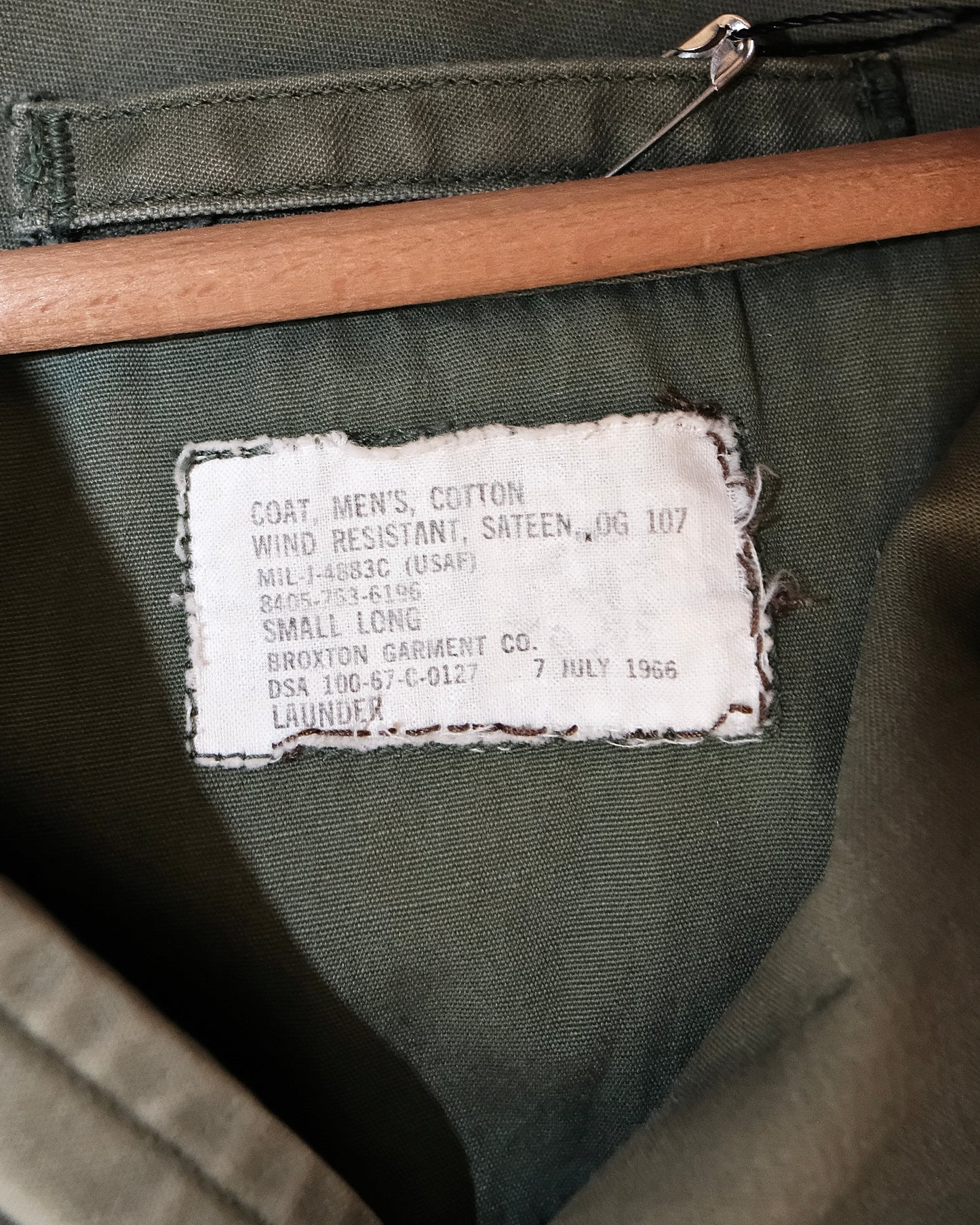 60s U.S.A.F OG-107 WIND RESISTANCE COAT