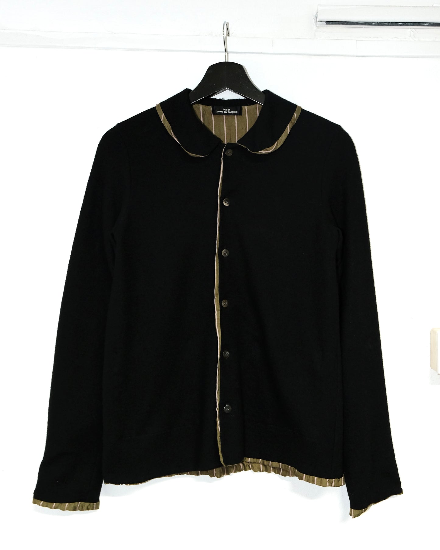 COMME des GARCONS tricot REVERSIBLE WOOL&SILK JACKET