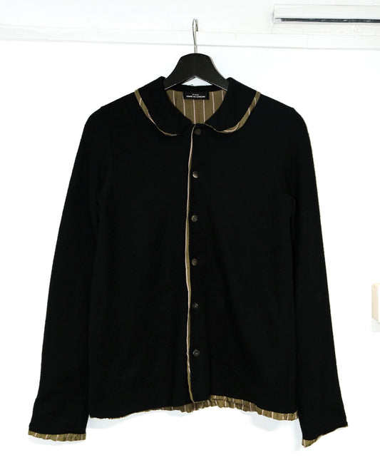 COMME des GARCONS tricot REVERSIBLE WOOL&SILK JACKET