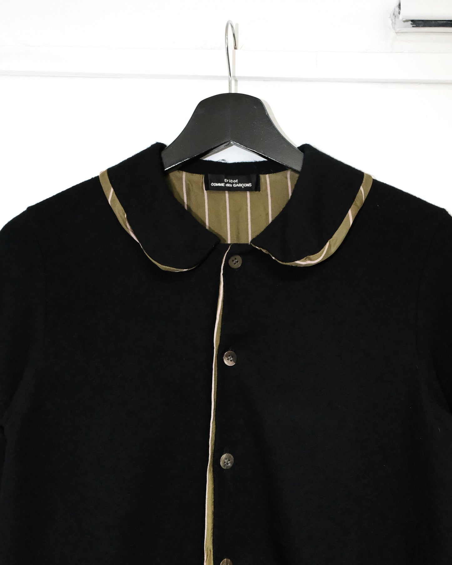 COMME des GARCONS tricot REVERSIBLE WOOL&SILK JACKET