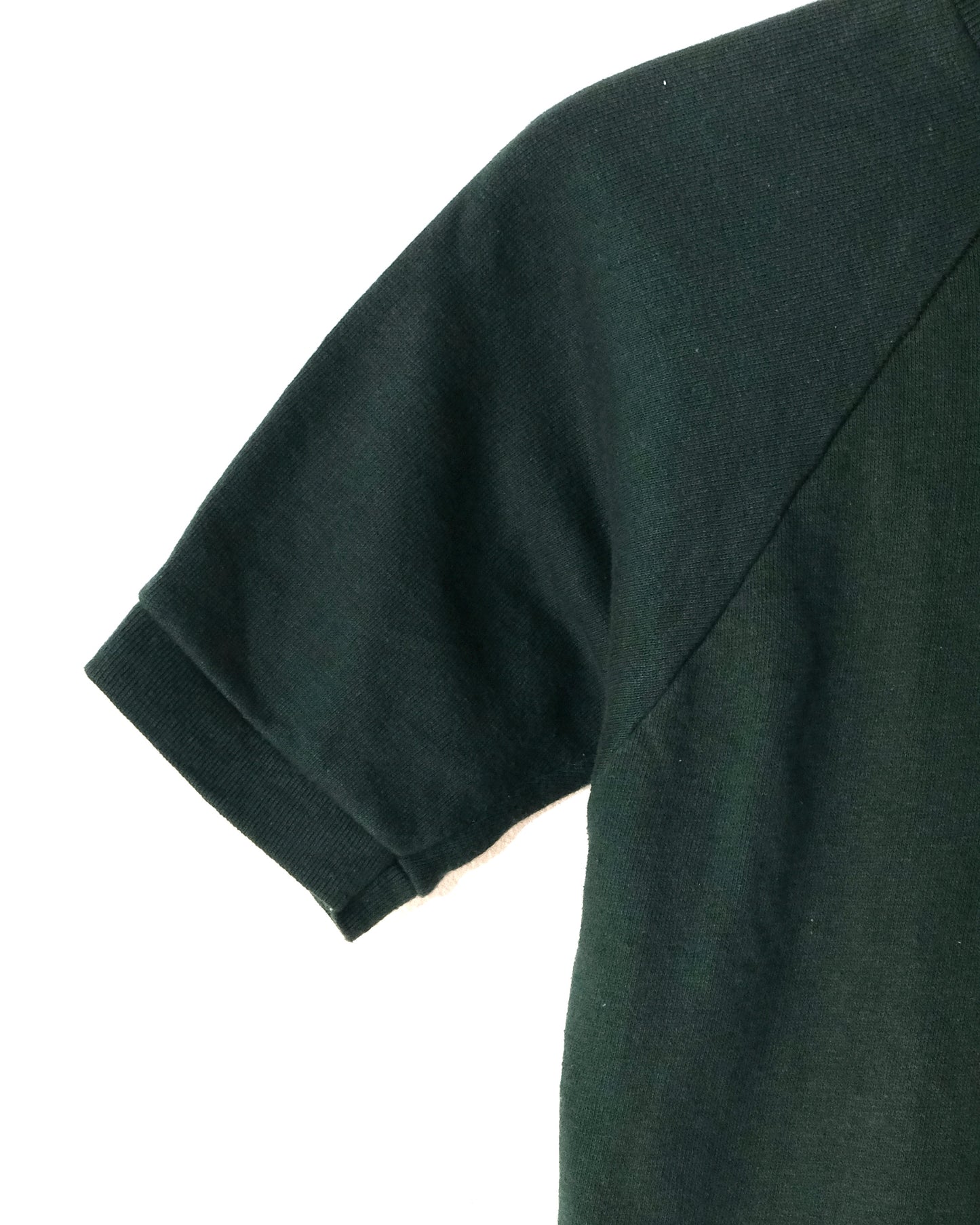 70s GREEN SHORT SLEEVE SWEATSHIRT