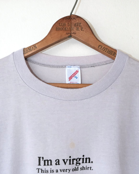 80s I'M A VIRGIN TEE