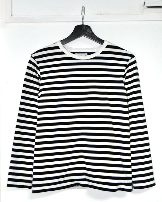 Agnès B. STRIPED LONG SLEEVE TEE