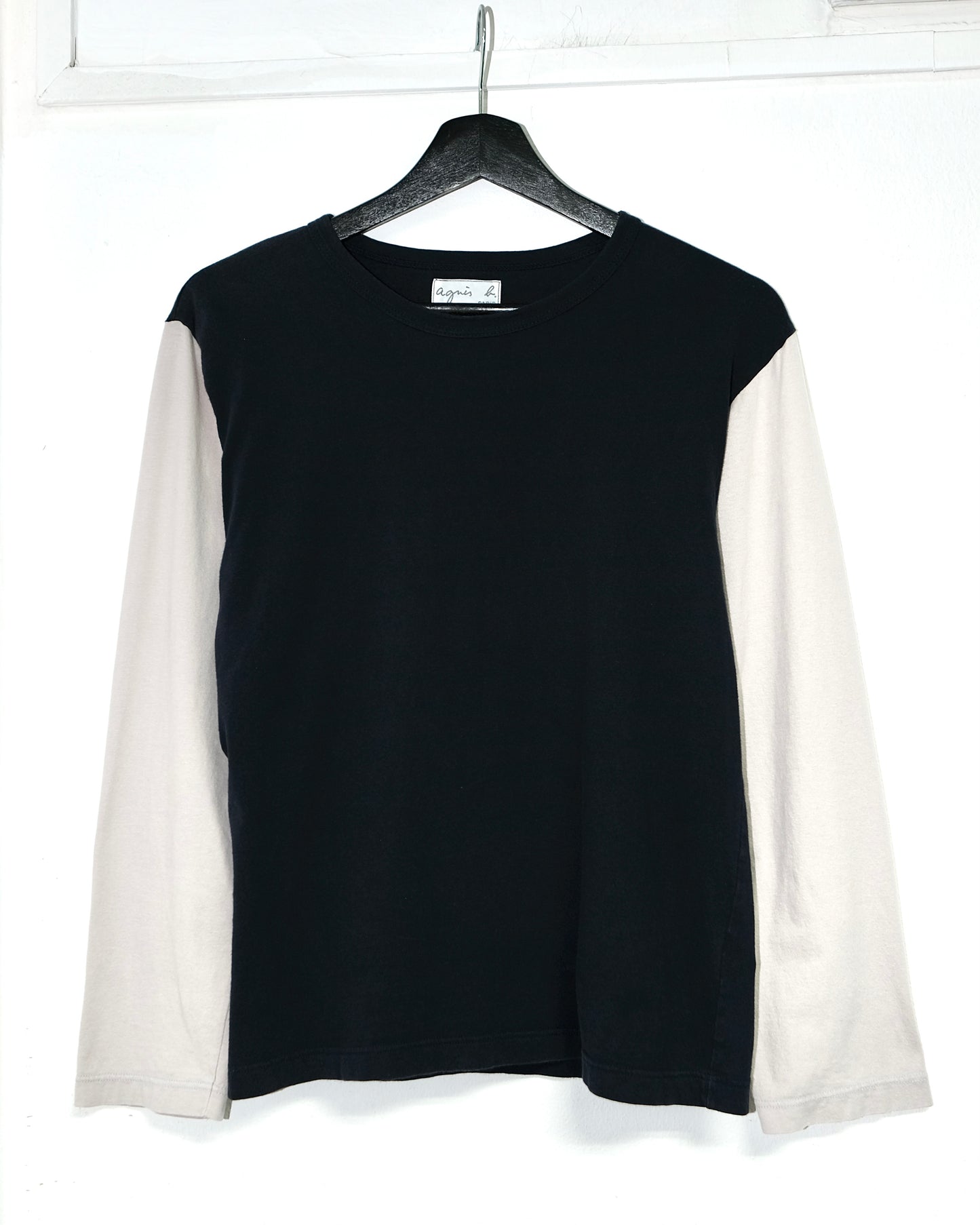 Agnès B. STRIPED LONG SLEEVE TEE