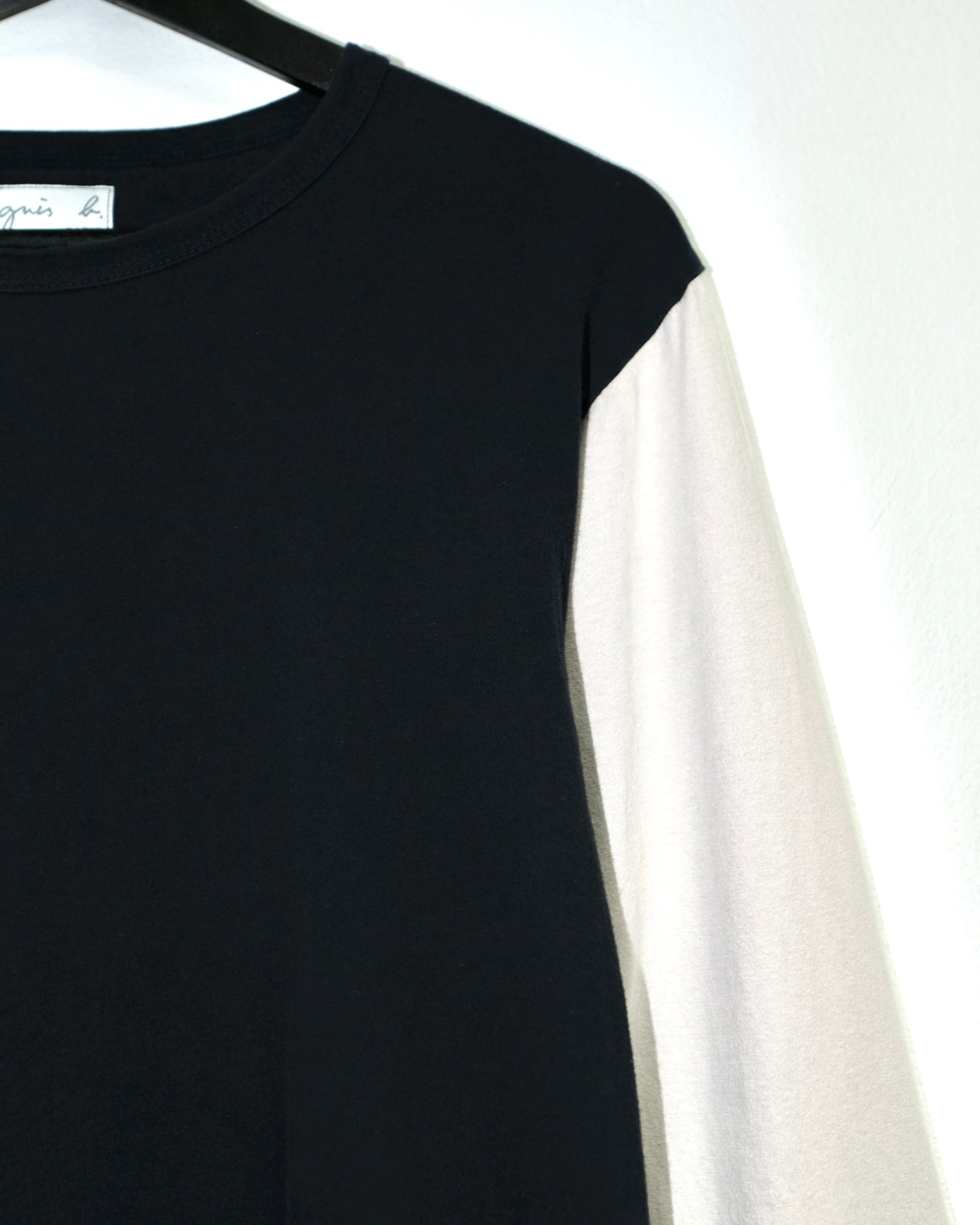 Agnès B. STRIPED LONG SLEEVE TEE