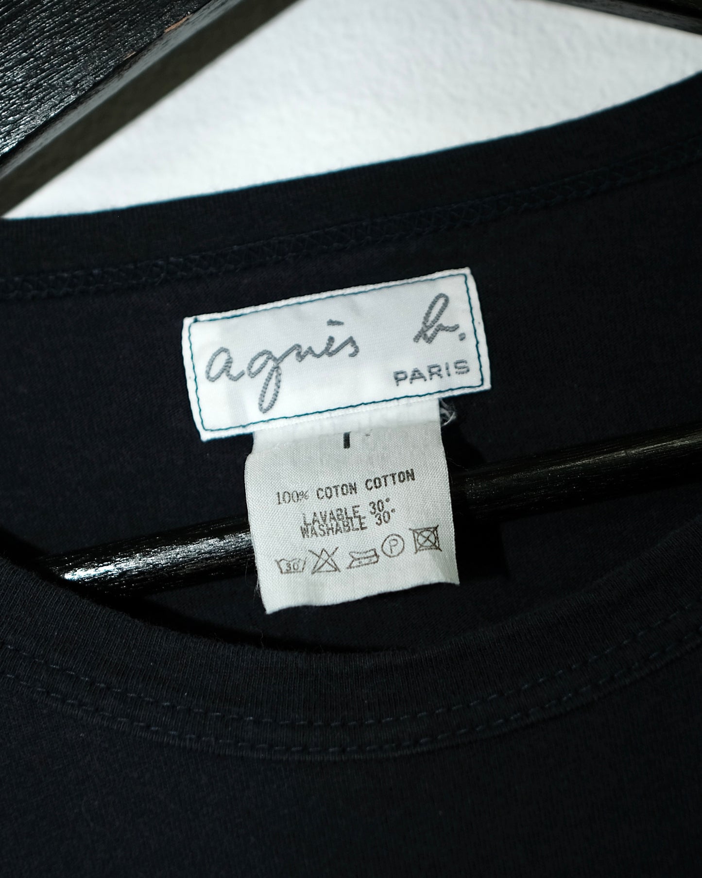 Agnès B. STRIPED LONG SLEEVE TEE