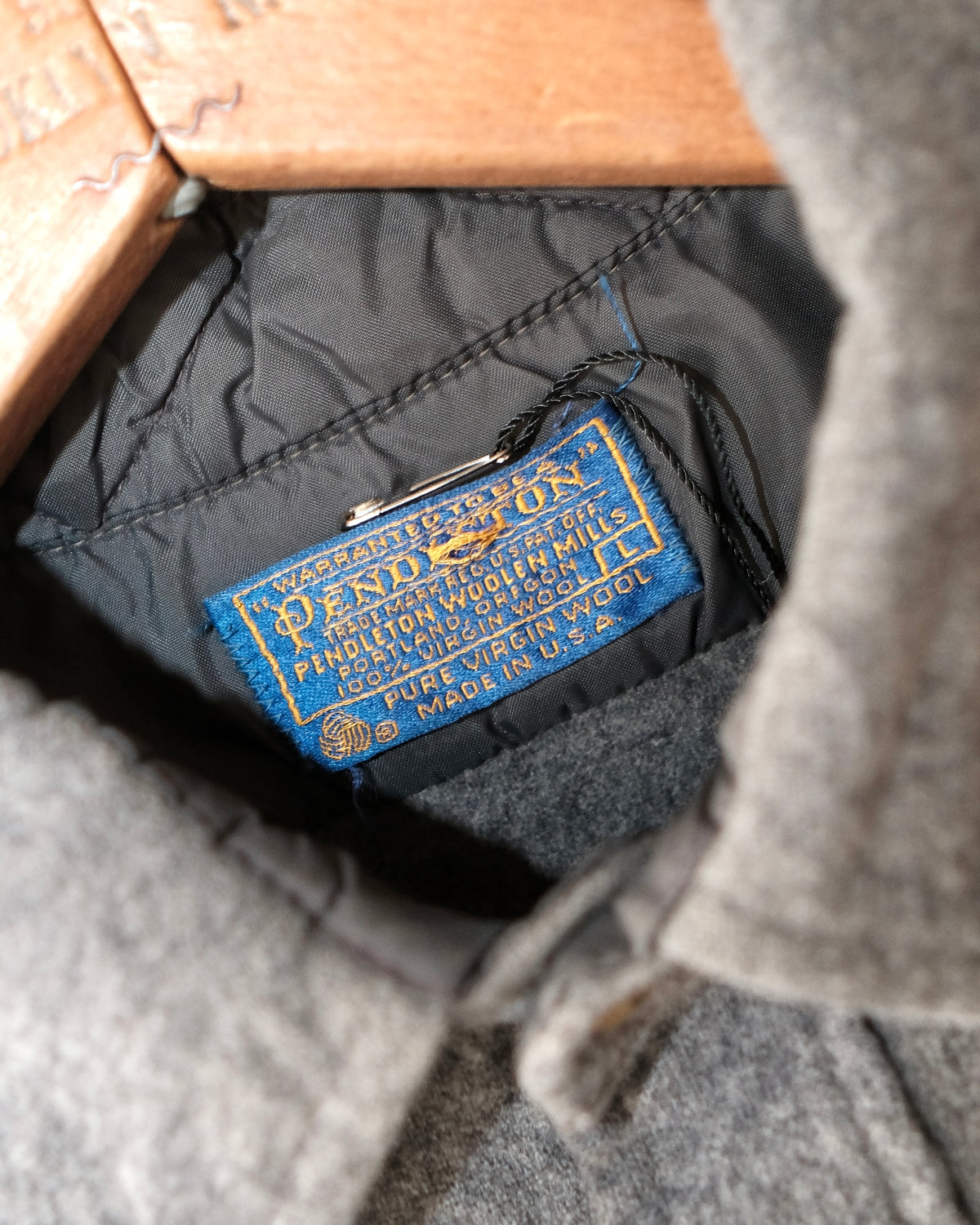 1980s PENDLETON WOOL PATCHES BUTTON SHIRT