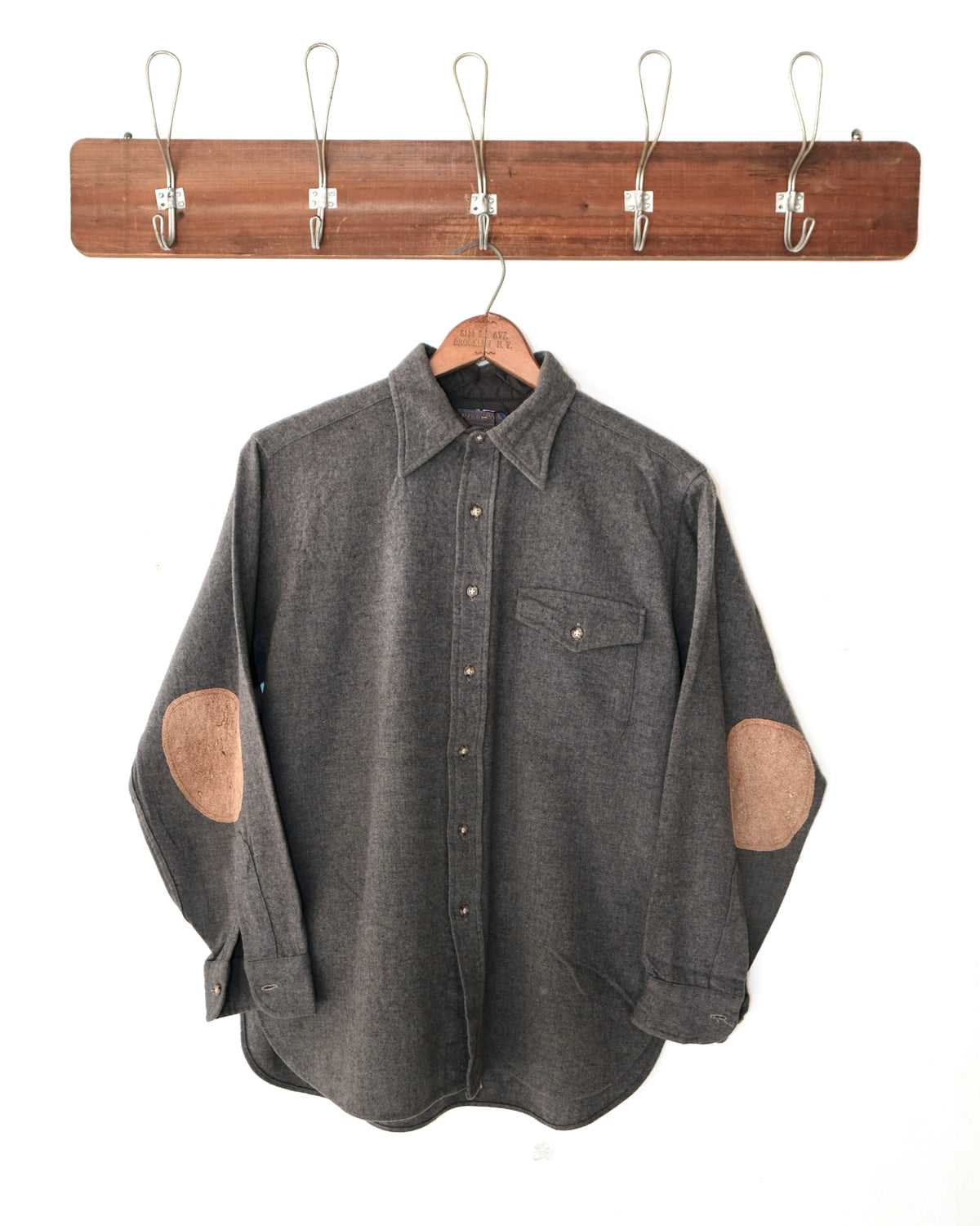 1980s PENDLETON WOOL PATCHES BUTTON SHIRT