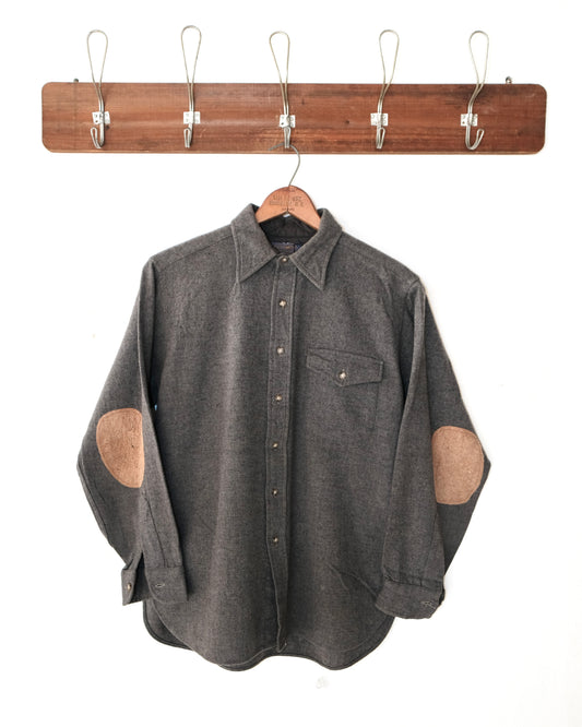 1980s PENDLETON WOOL PATCHES BUTTON SHIRT