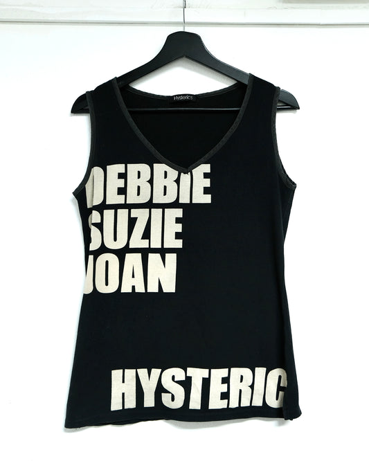 HYSTERIC GLAMOUR ‘DEBBIE SUZIE JOAN’ TANK TOP