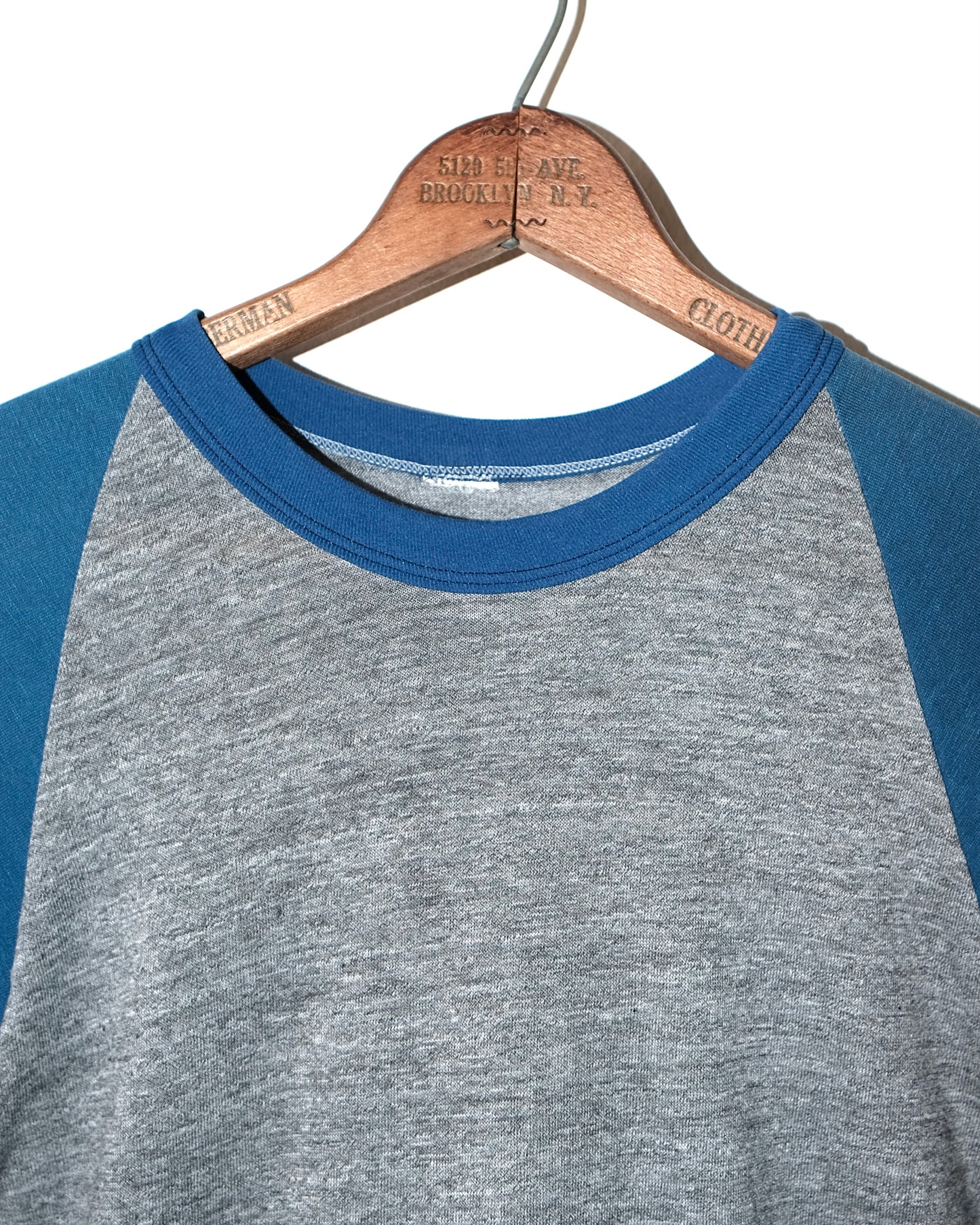 80s TWO-TONE BLANK HALF SLEEVE TEE