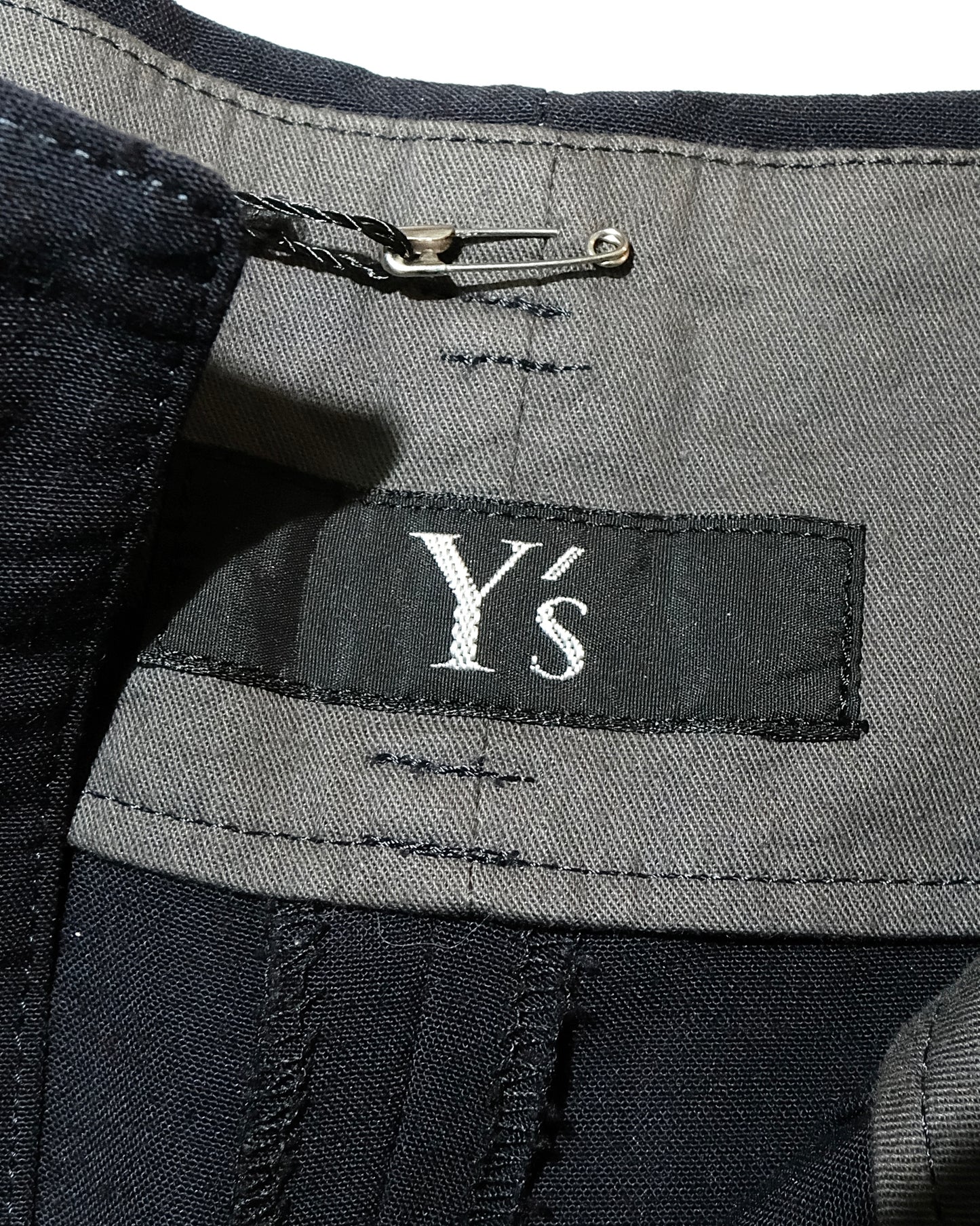 Y'S YOHJI YAMAMOTO NAVY WIDE LEG BALLOON PANTS