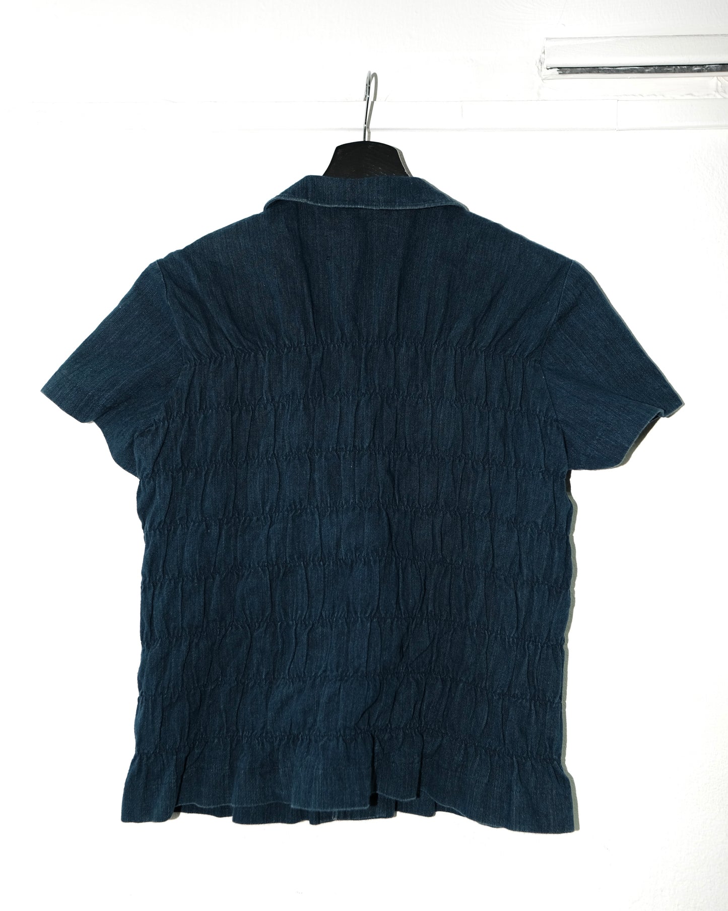 tricot COMME des GARCONS AD1998 ROUND COLLAR DENIM JUMPER