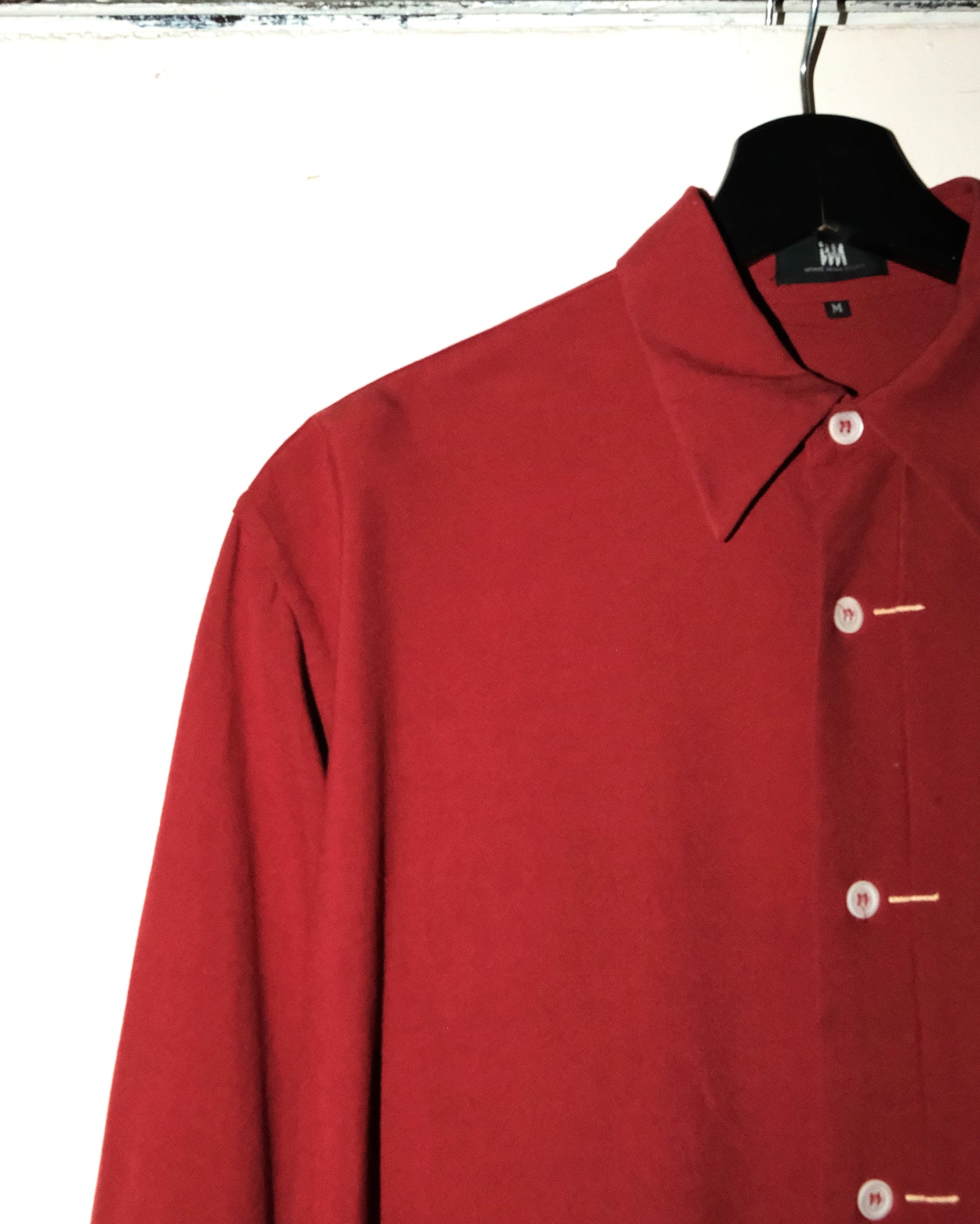 IM ISSEY MIYAKE LOOP COLLAR RAYON SHIRT