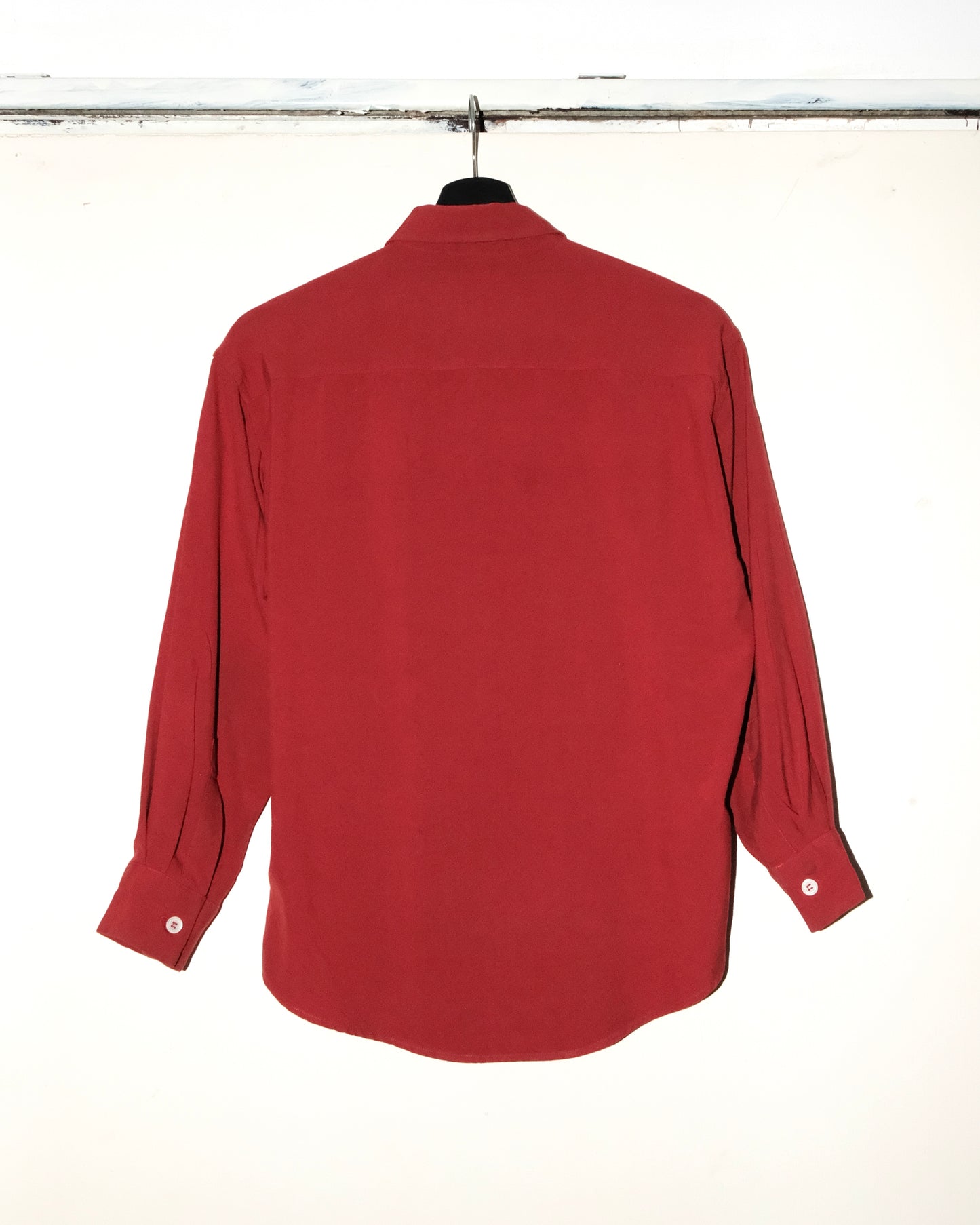 IM ISSEY MIYAKE LOOP COLLAR RAYON SHIRT